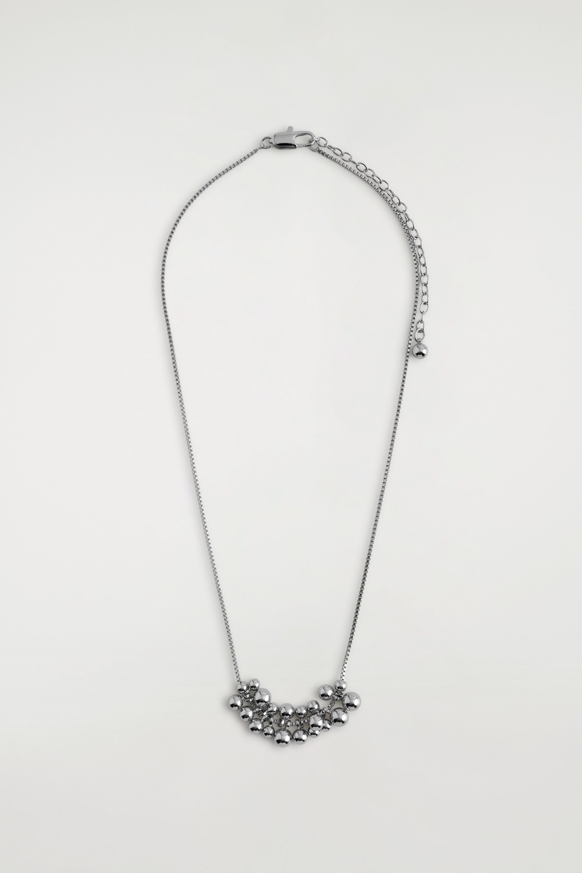 CLUSTER NECKLACE - SILVER | COS US