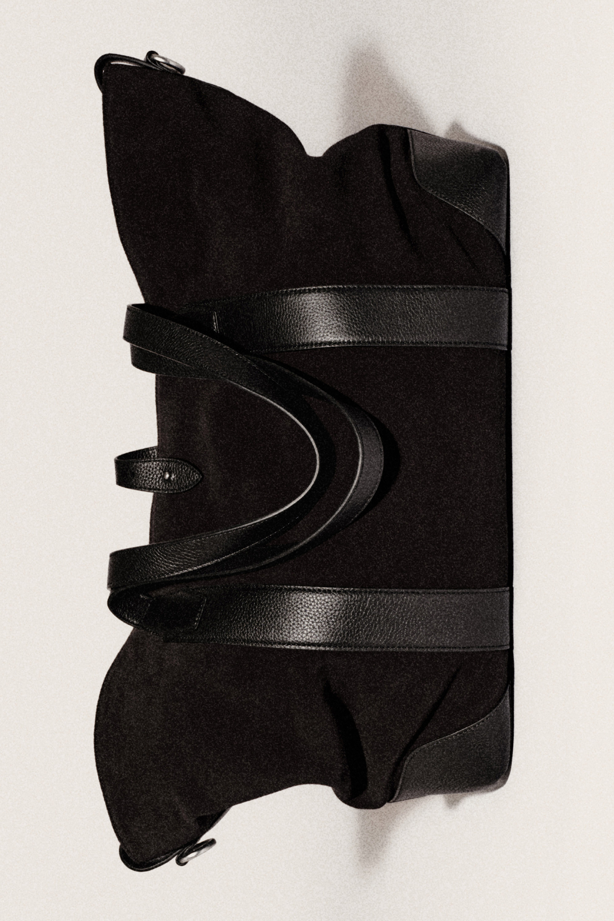 WEEKENDER TOTE BAG - SUEDE - BLACK | COS