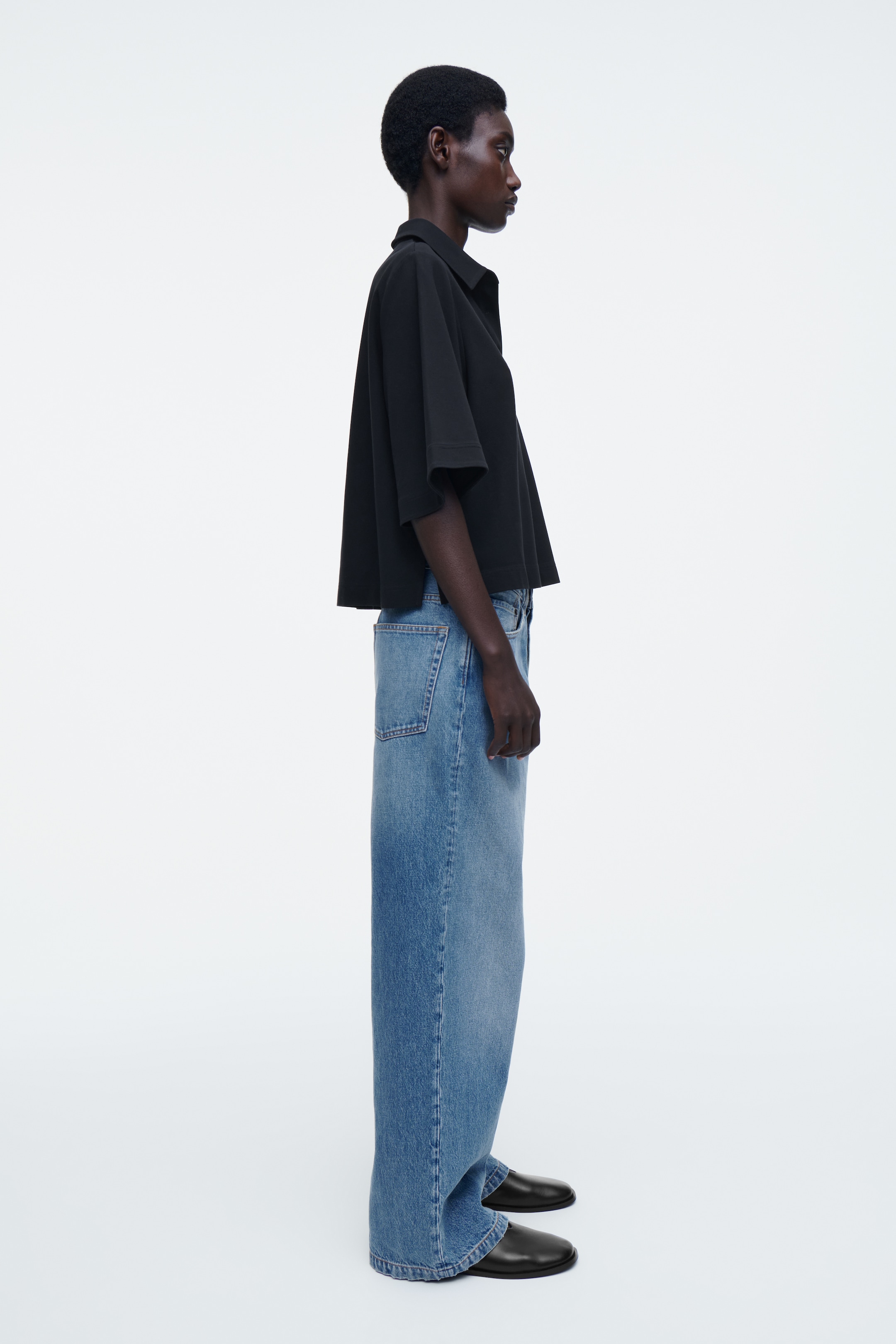 Visualizza immagine più grande: POLO SQUADRATA - BLU NAVY - DONNA | H&M IT 5