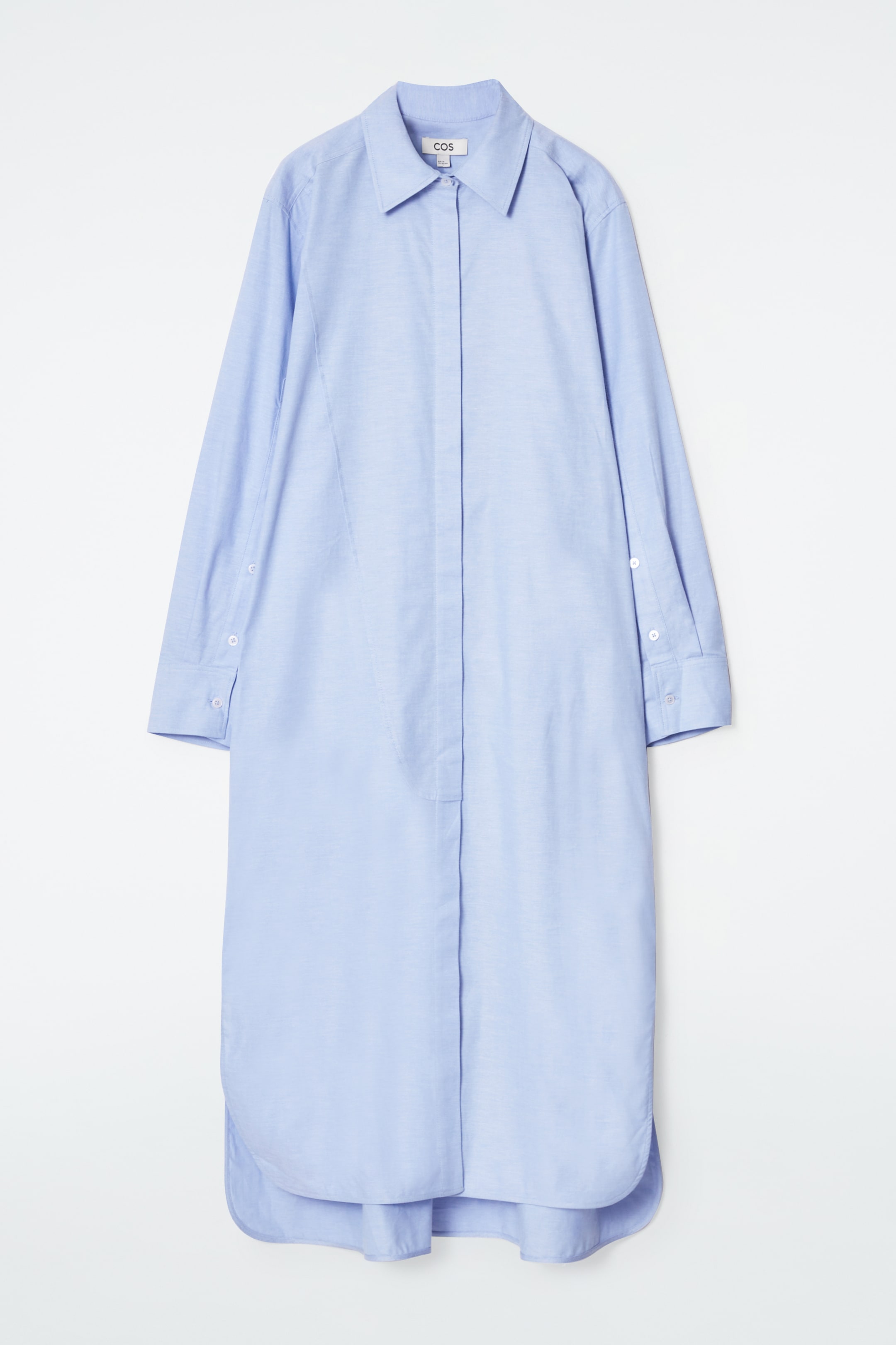 View larger image: ASYMMETRIC DECONSTRUCTED SHIRT DRESS - LIGHT BLUE - Ladies | H&M GB 1