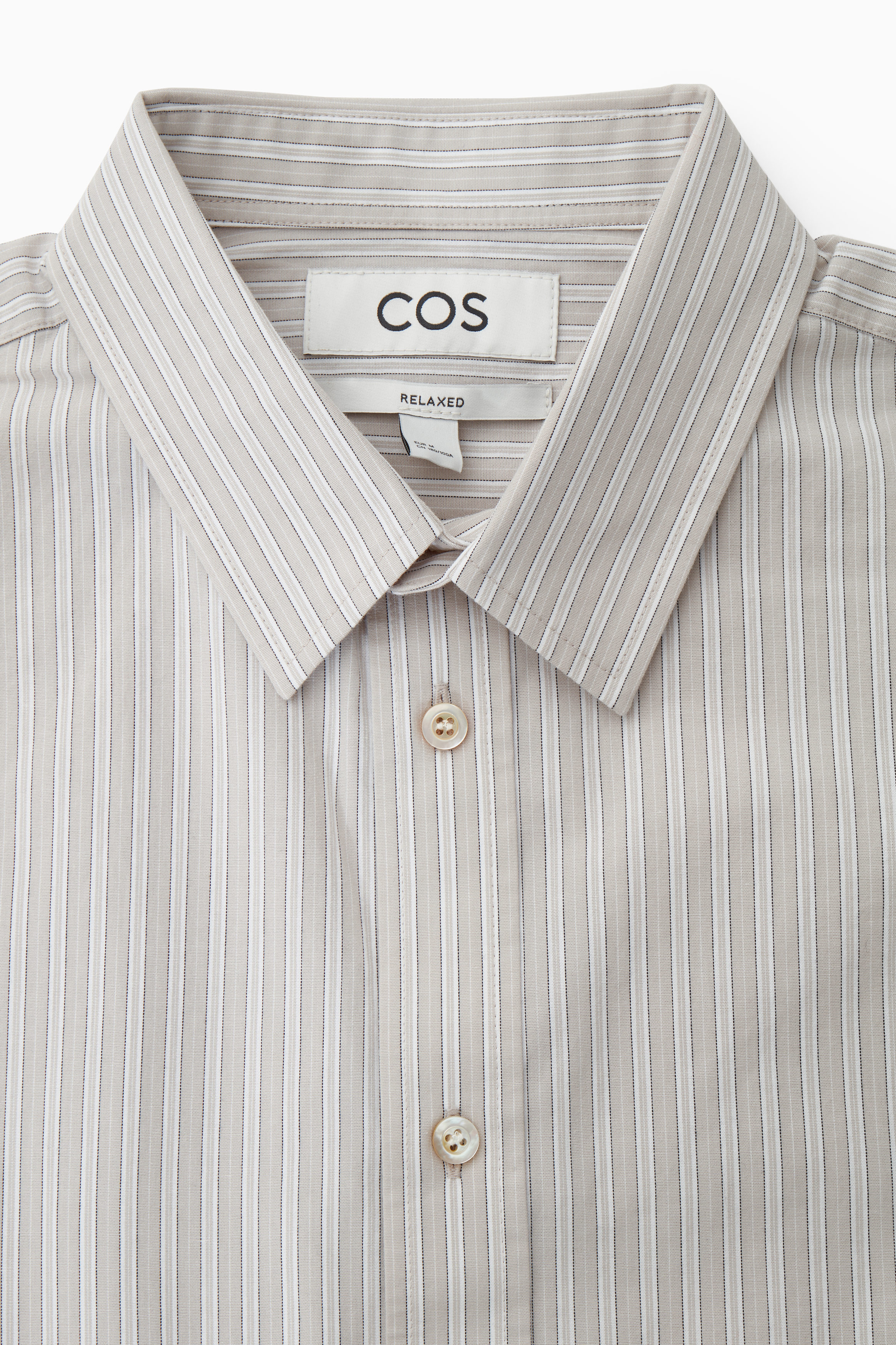 トップス 24AW 46G Atmosphere Stripe Shirt / BEIGE KANEMASA PHIL. 24AW 46G Atmosphere Stripe No Collar Pullover