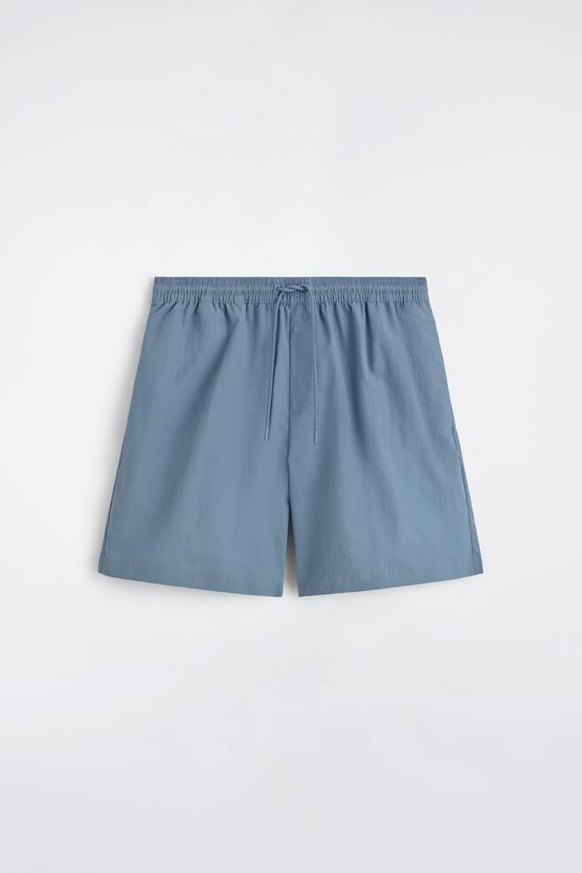 BADESHORTS AUS NYLON MIT KORDELZUGBUND - BLAU/NAVYBLAU - 1
