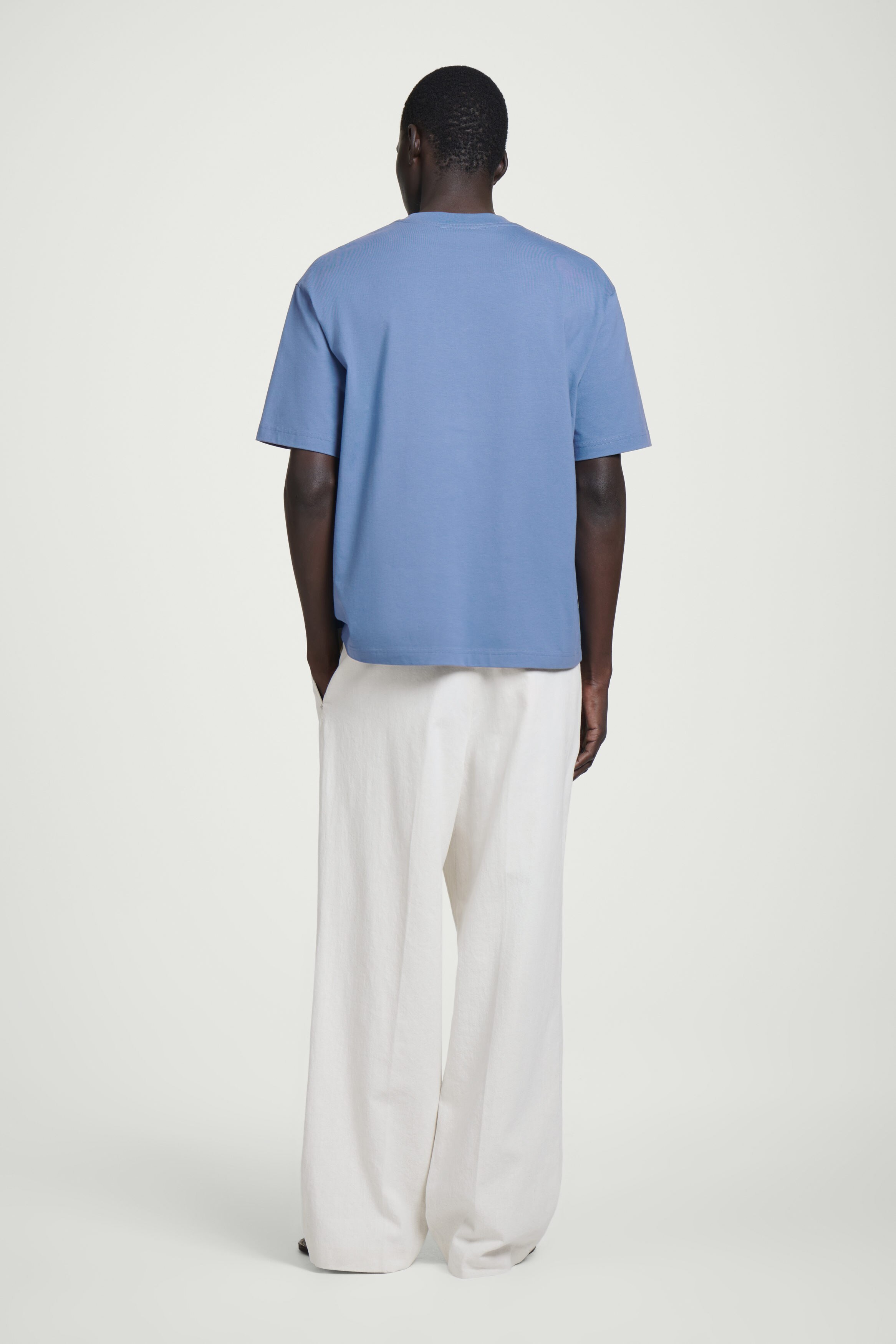 Tシャツ・カットソー OAMC Light-Blue Cotton Oversize T-Shirt Oversized Printed T-shirt - Light blue/Malibu - Ladies | H&M US