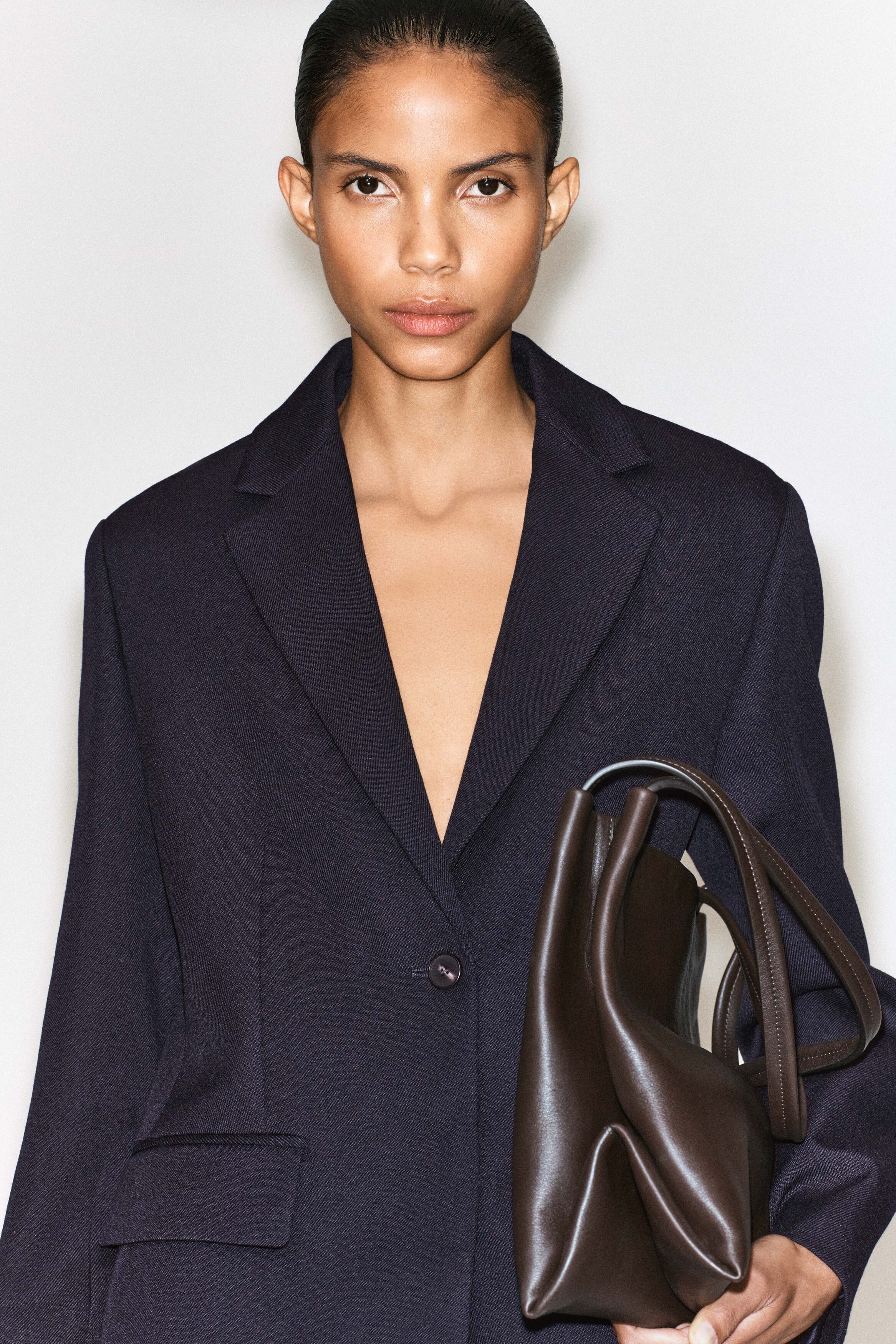 SINGLE-BREASTED WOOL BLAZER - MIDNIGHT | COS US