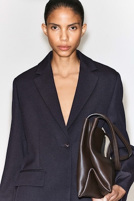 SINGLE-BREASTED WOOL BLAZER — MIDNIGHT 6