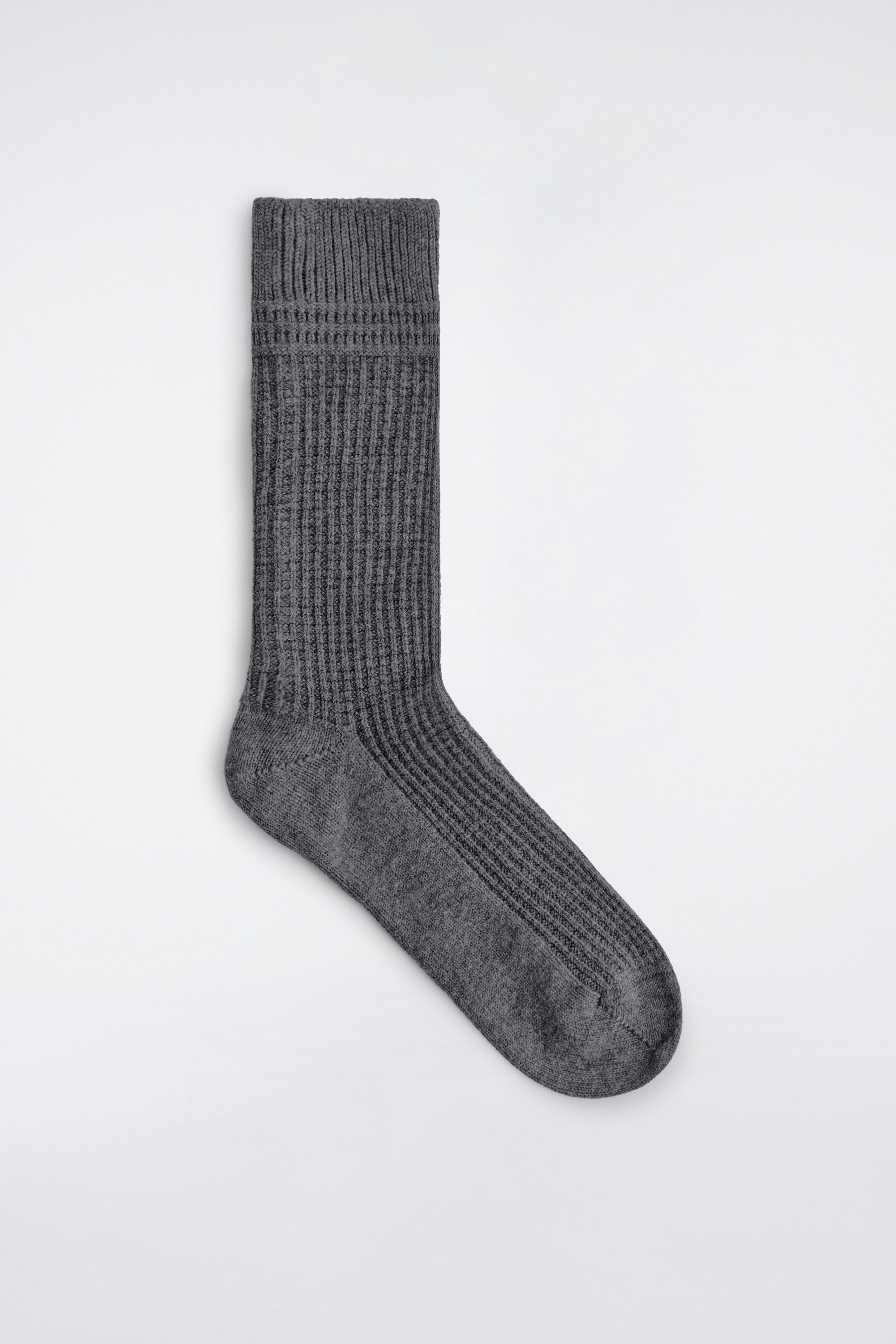 WAFFLE-KNIT SOCKS