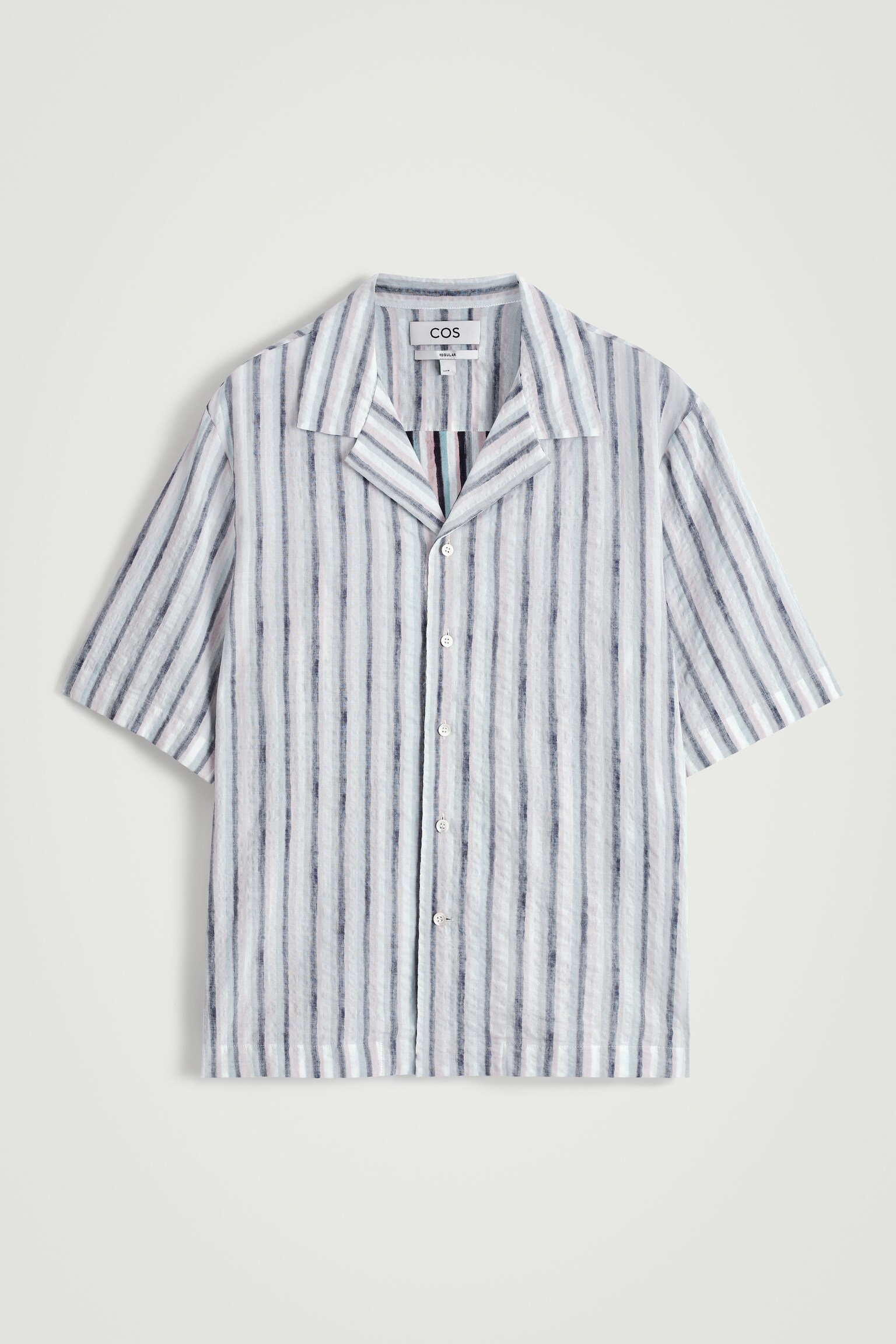 STRIPED RESORT SHIRT - BRAUN/GESTREIFT - 2