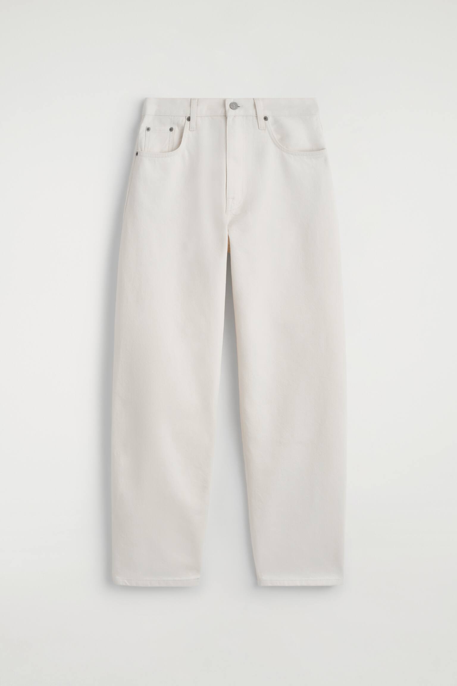 JEANSY „BAY” Z NOGAWKAMI TYPU BARREL - BIAŁY/BRĄZOWY-KHAKI/CIEMNONIEBIESKI/CZARNY/NIEBIESKI - 2