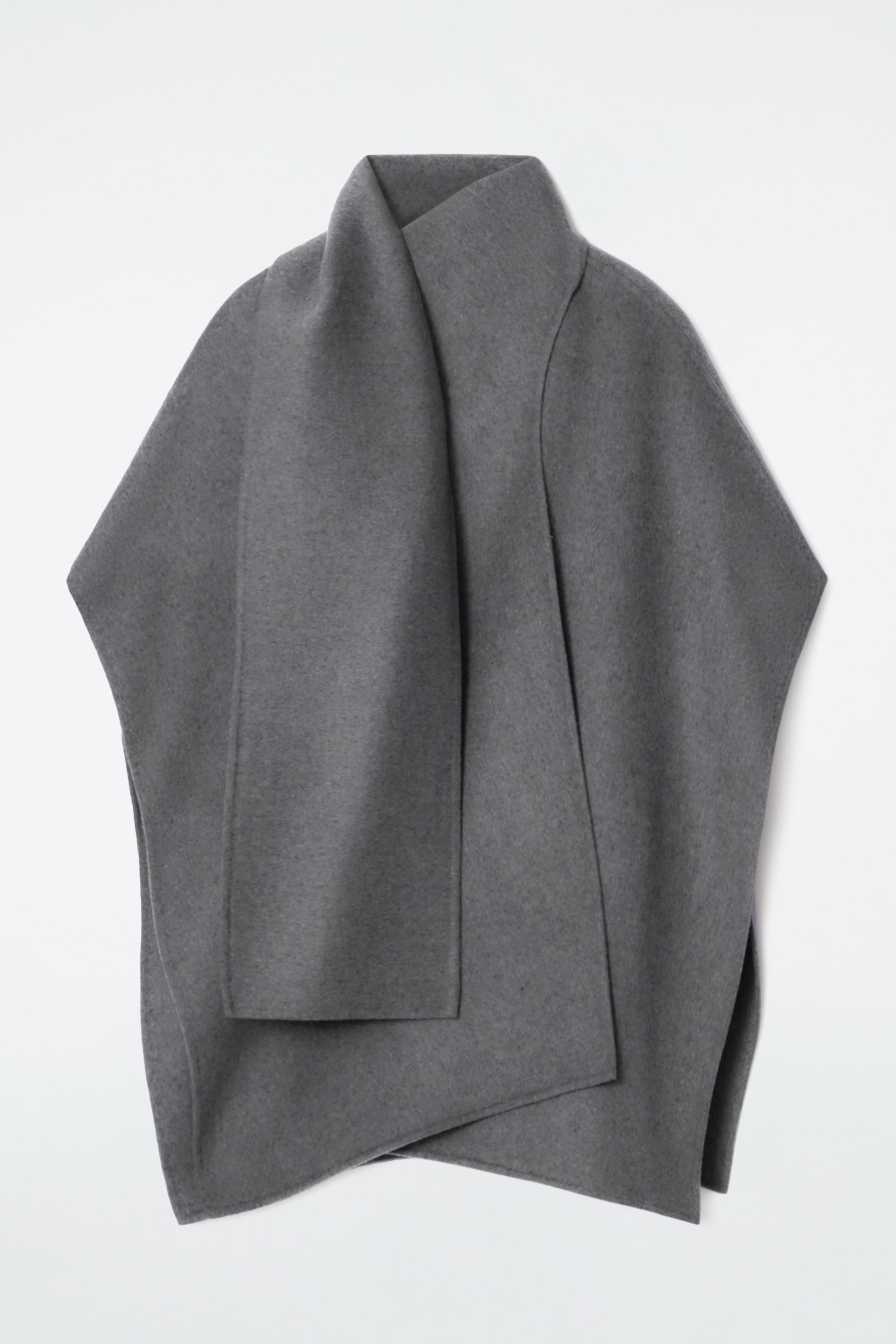 WOOL-BLEND CAPE