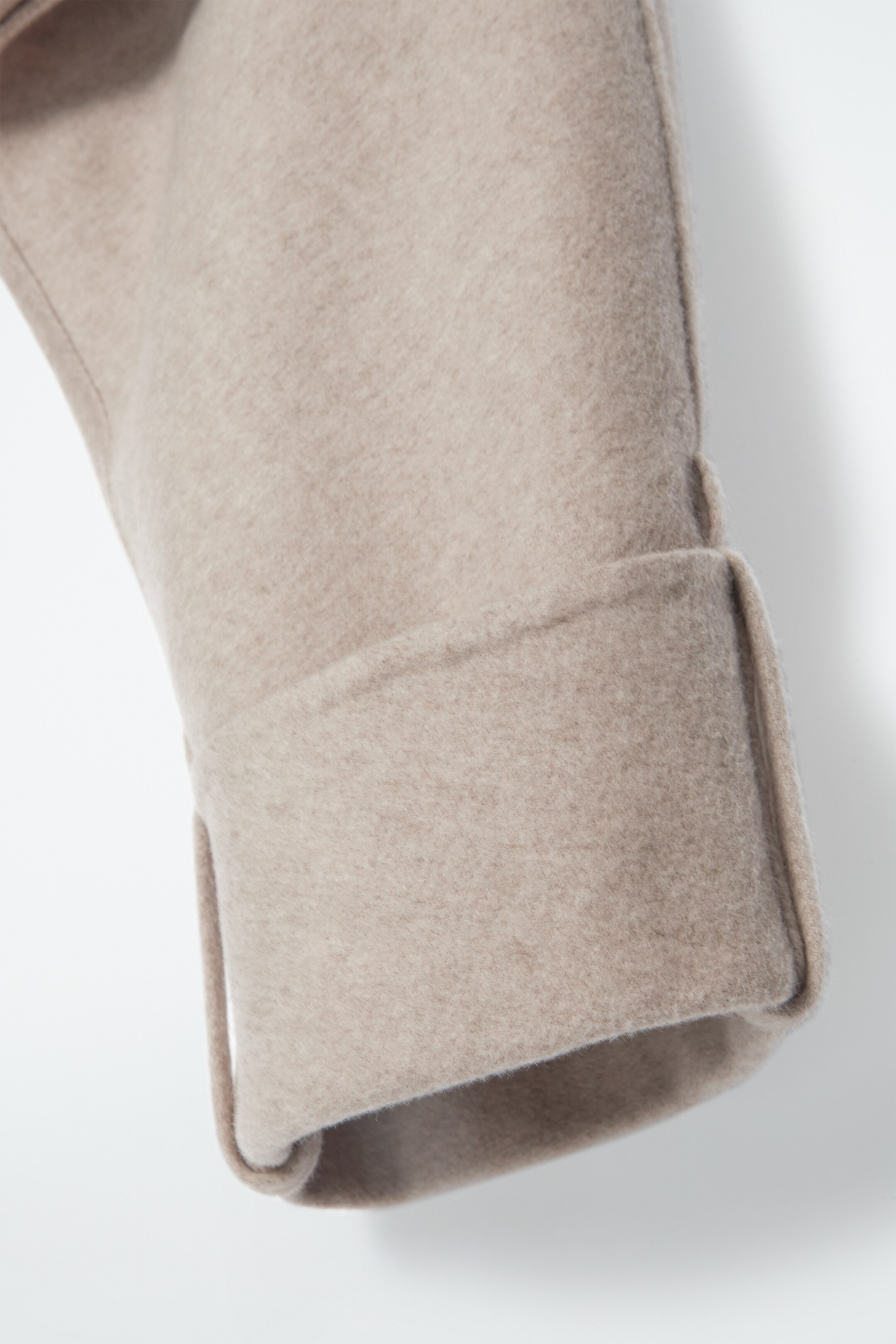 Ingrandisci l'immagine: CROPPED DOUBLE-FACED WOOL JACKET - BEIGE - DONNA | H&M CH 2
