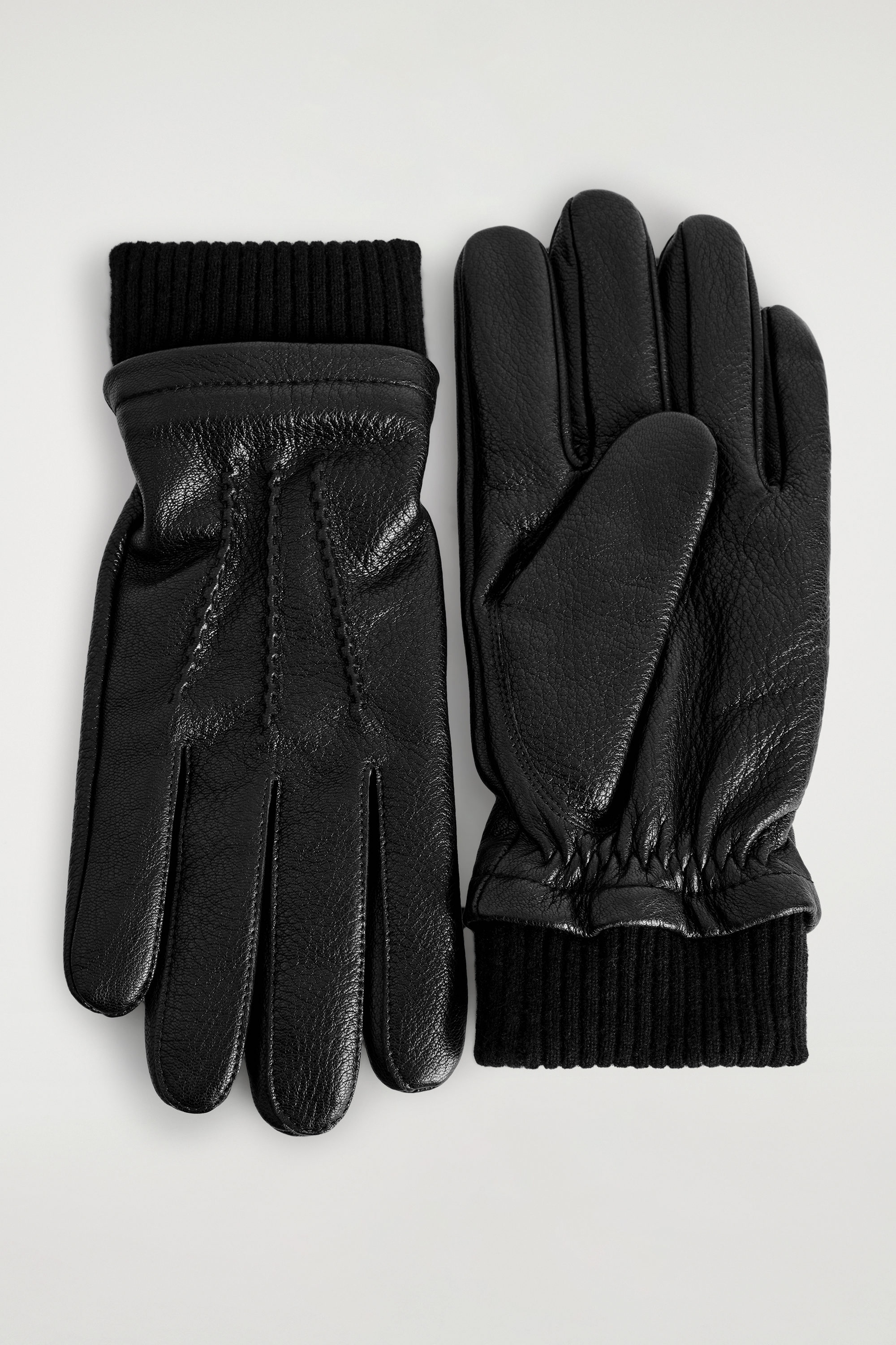 小物 AURALEE cashmere knit leather gloves AURALEE cashmere knit leather gloves - メルカリ