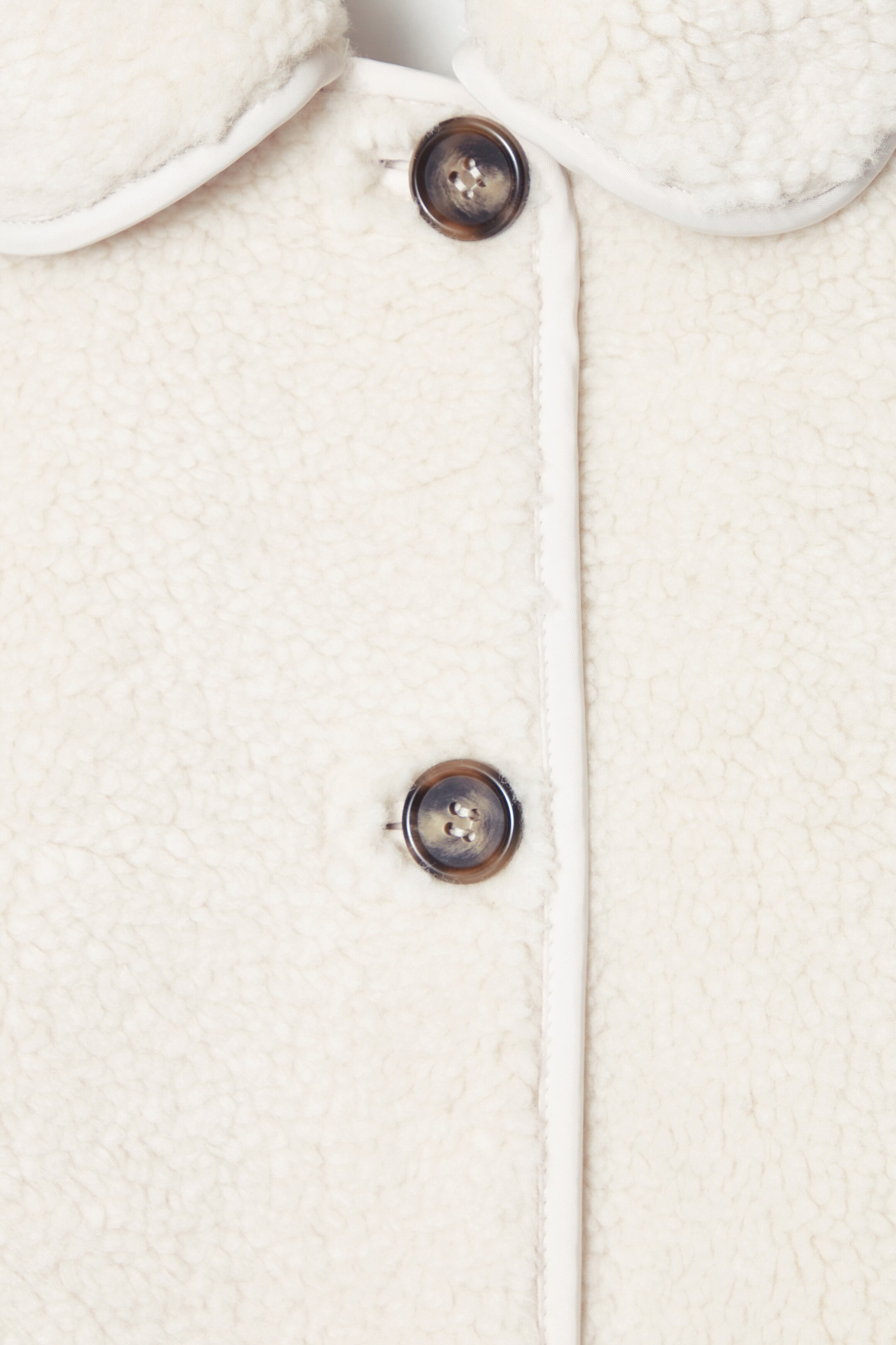 Agrandir l'image: VESTE TEDDY À COL - IVOIRE - FEMME | H&M CH 2