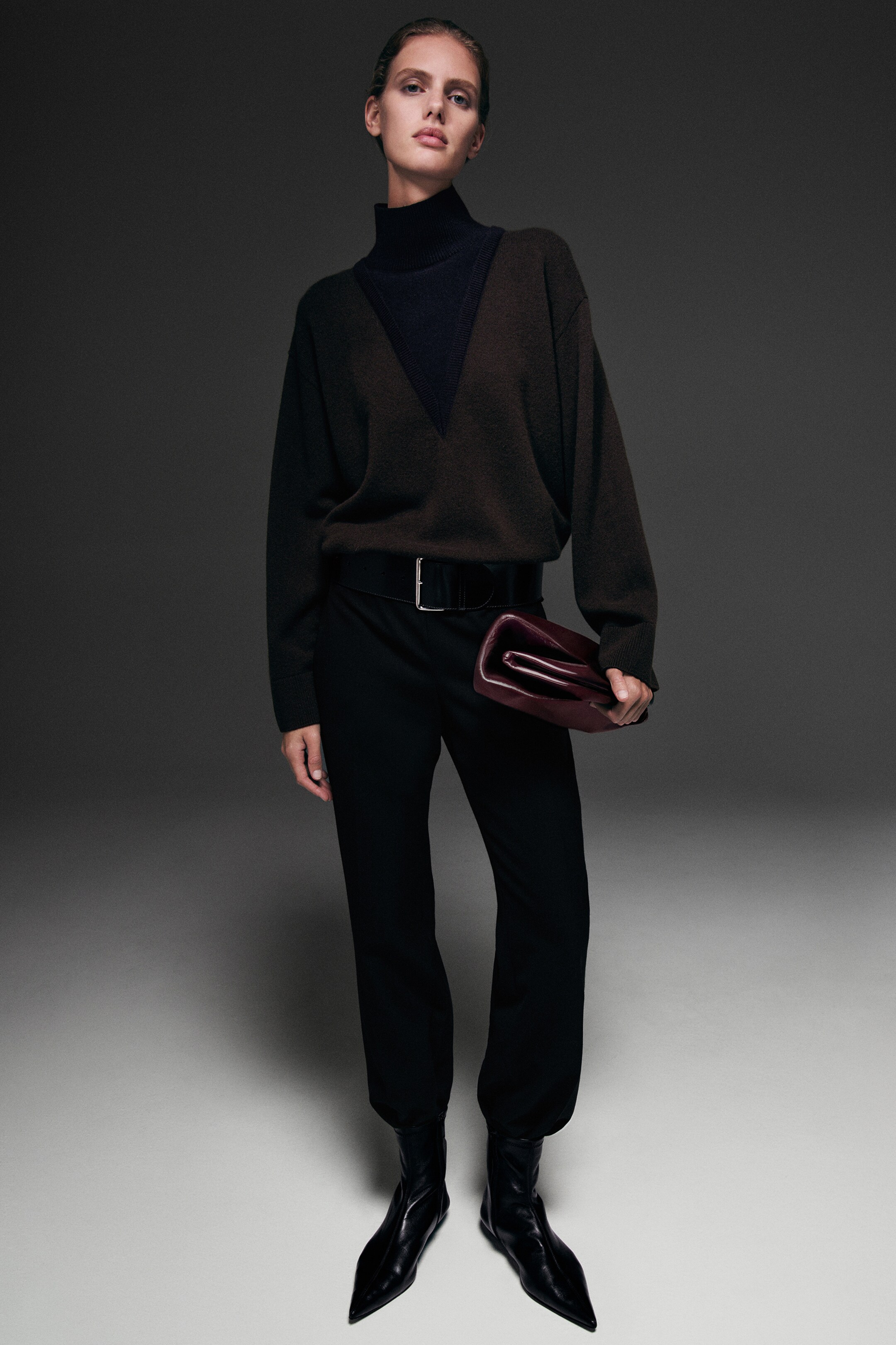 Größeres Bild anzeigen: ELEGANTE HOSE AUS WOLL-MIX - SCHWARZ - Ladies | H&M AT 7