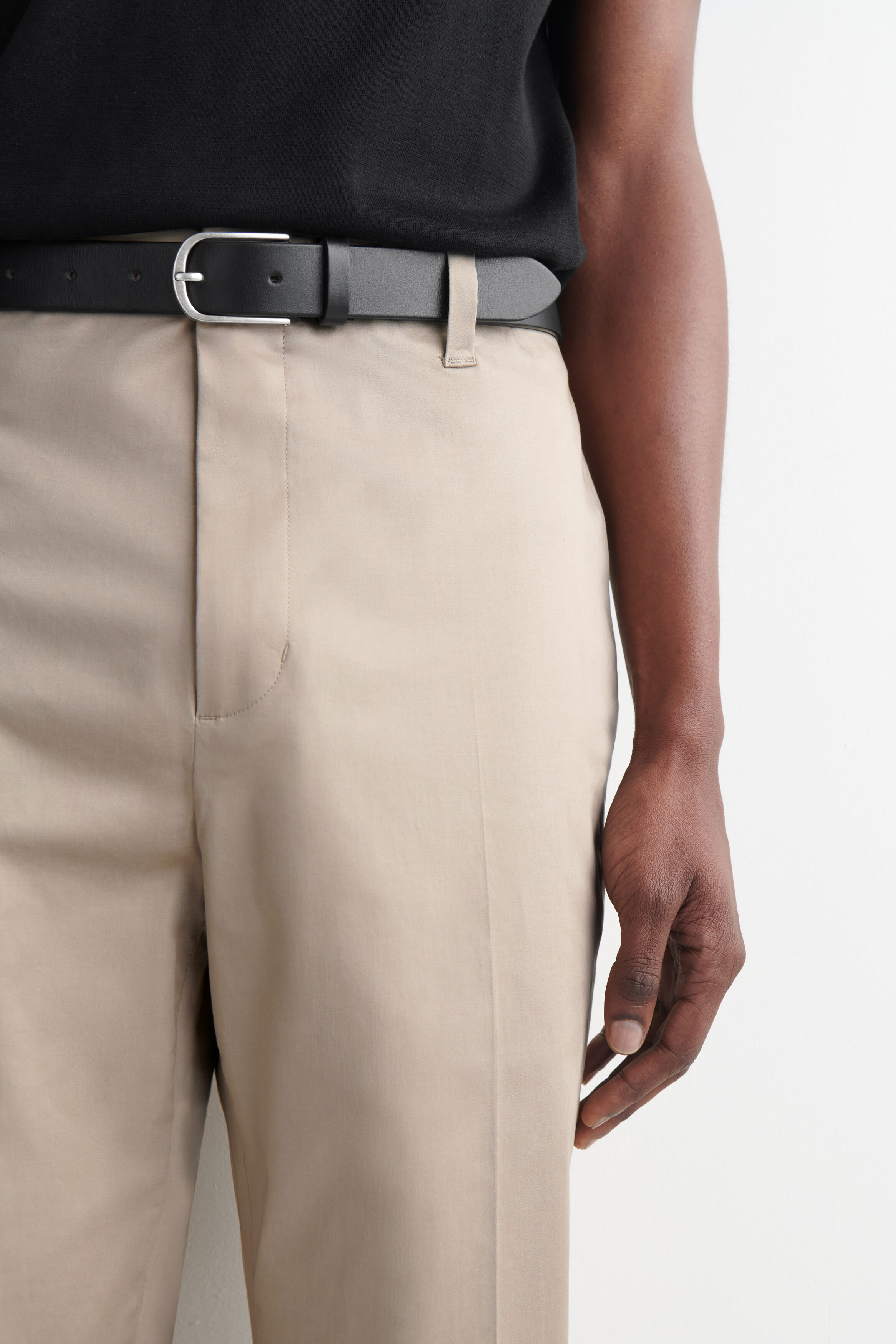 TAILORED SLIM-FIT PANTS - thumbnail 2