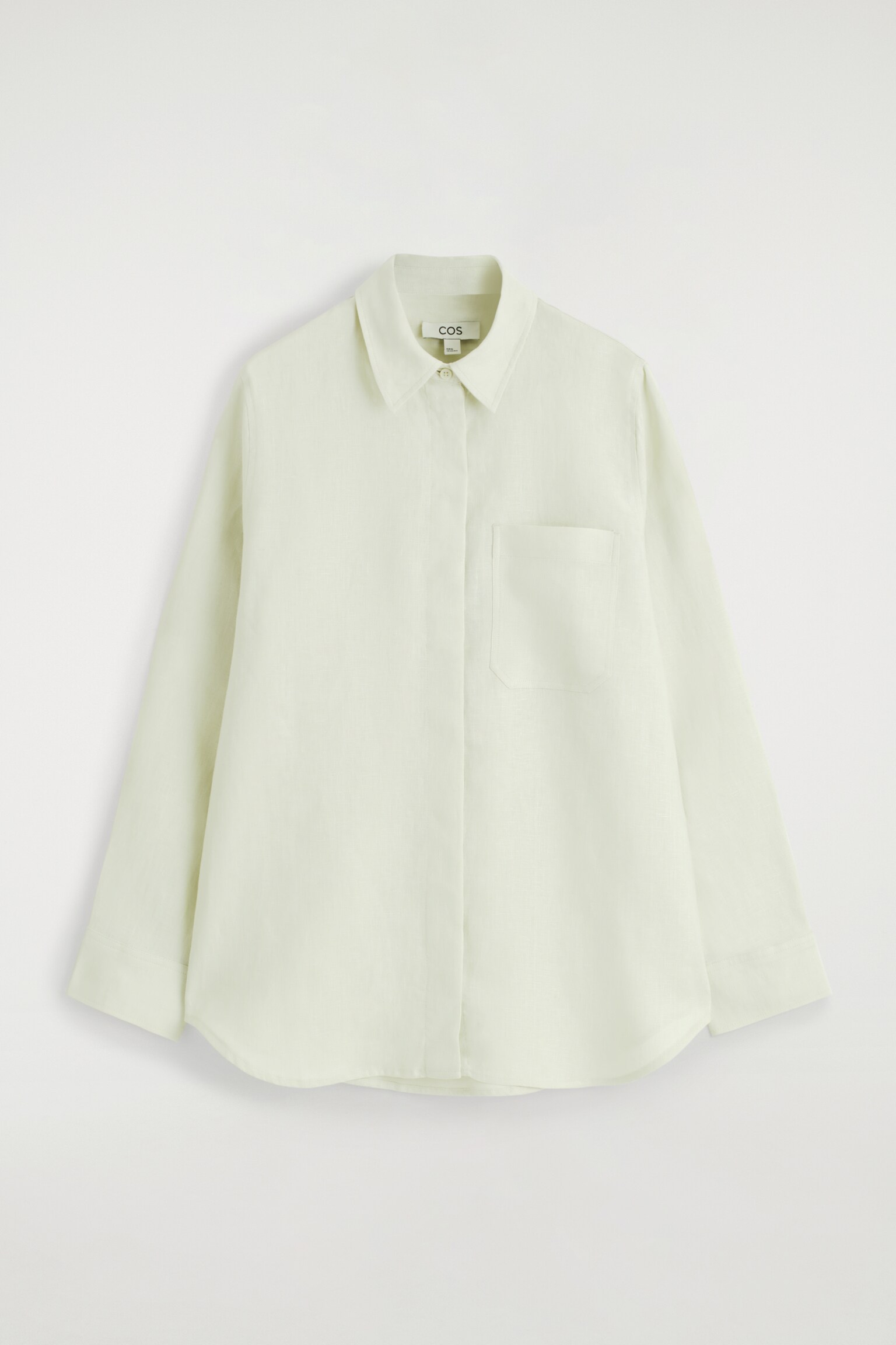 CHEMISE OVERSIZE EN LIN - VERT PÂLE/BLANC/JAUNE BEURRE/BLEU MARINE/GRÈGE - 2