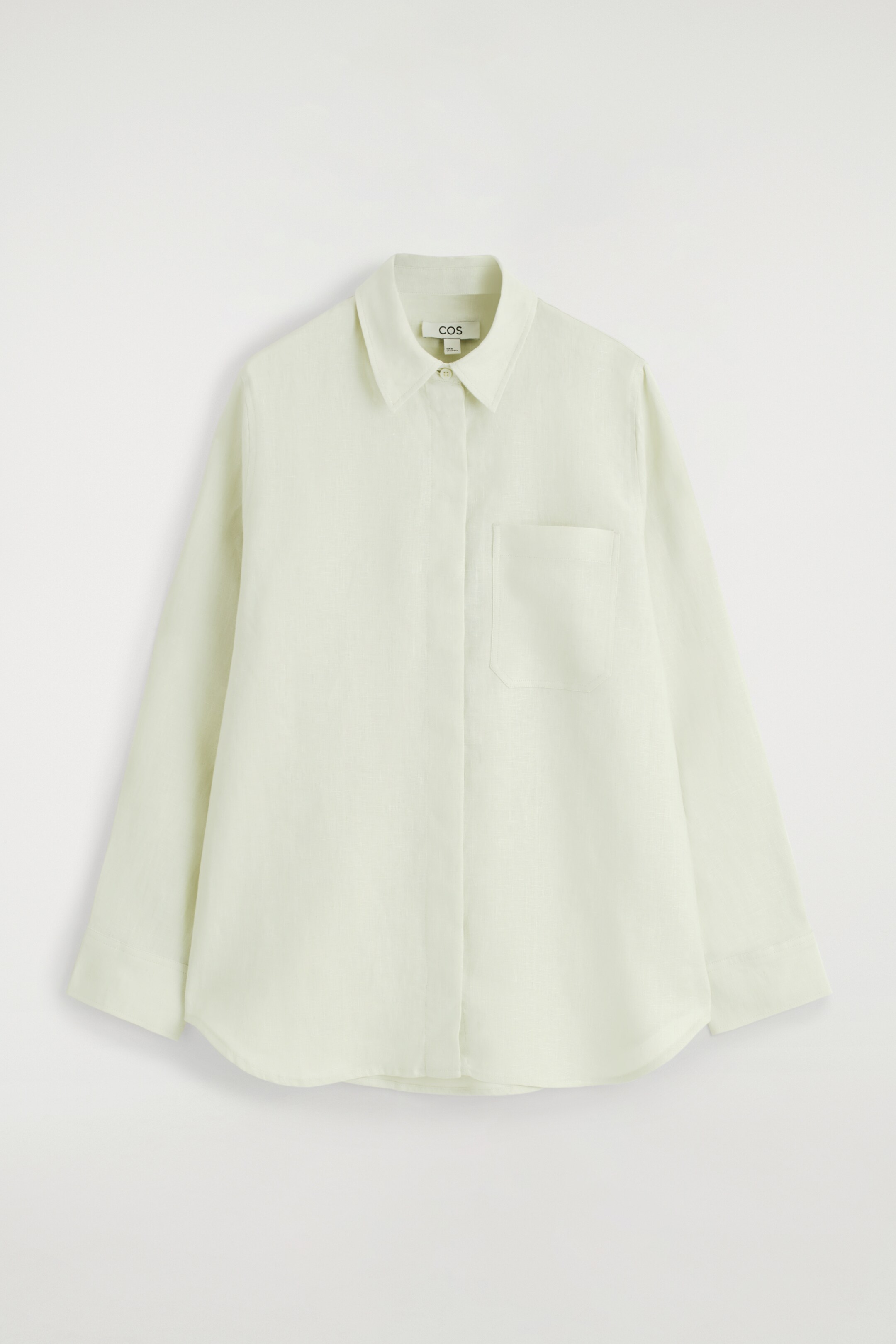 Vezi imaginea mai mare: CĂMAȘĂ OVERSIZED DIN IN - VERDE PALE - FEMEI | H&M RO 7