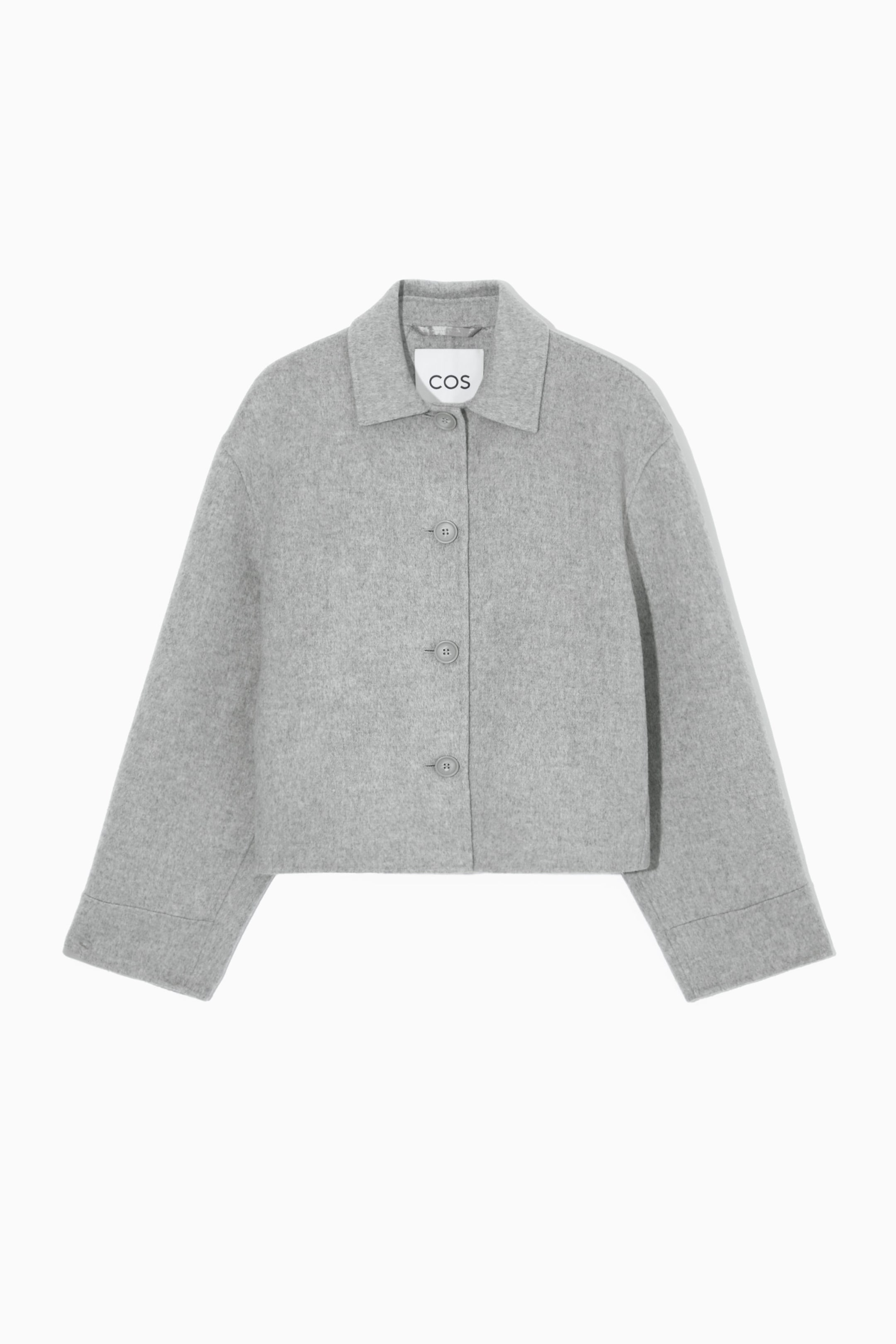 BOXY DOUBLE-FACED WOOL JACKET