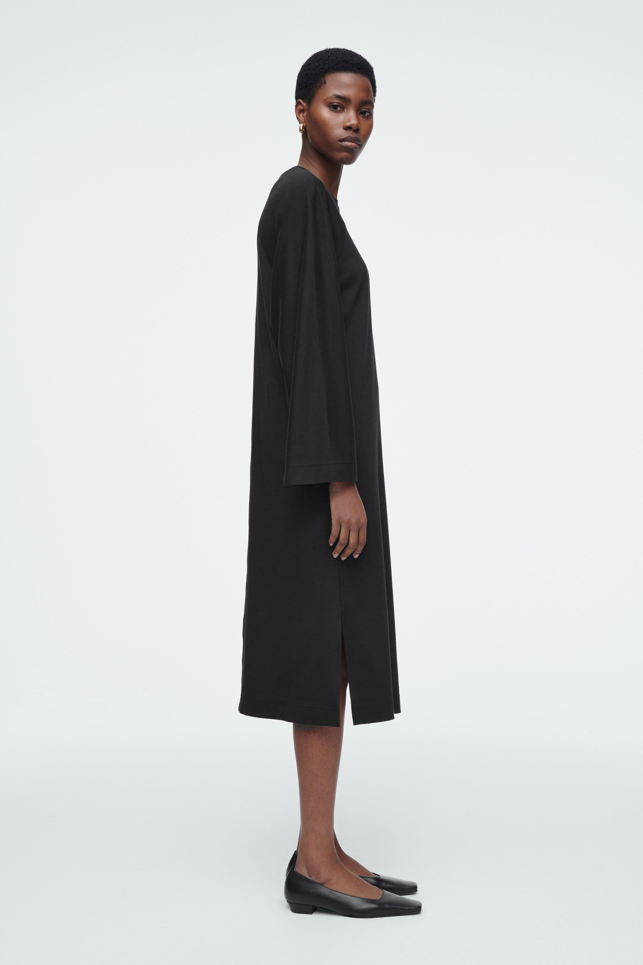 Vezi imaginea mai mare: ROCHIE MIDI DIN JERSEY - NEGRU - FEMEI | H&M RO 4