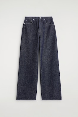 DIAL WIDE-LEG JEANS — DARK BLUE 7