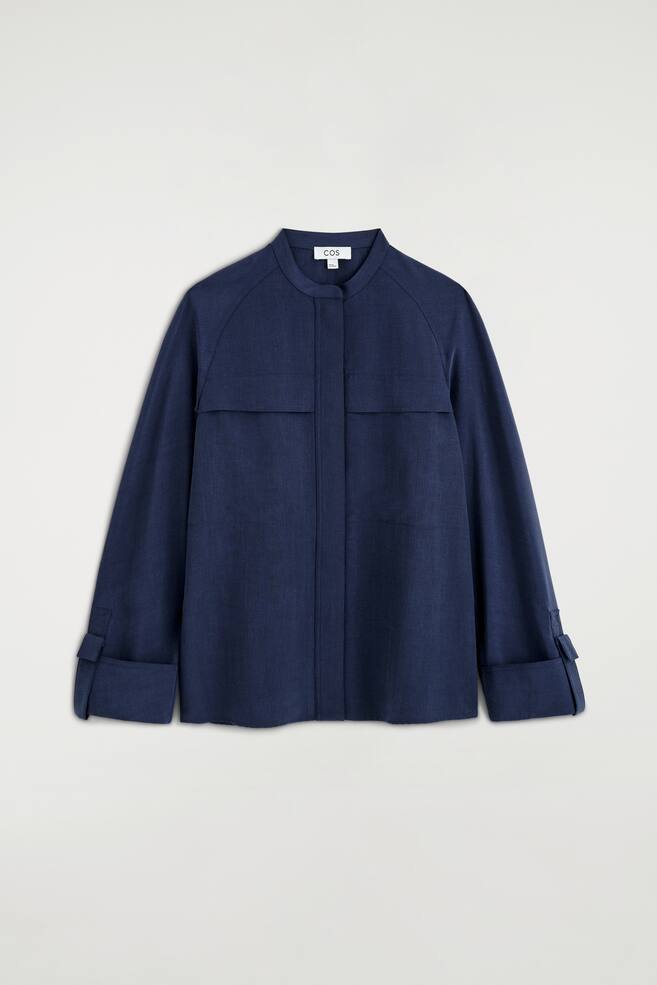 FLUID UTILITY SHIRT - NAVY - 1