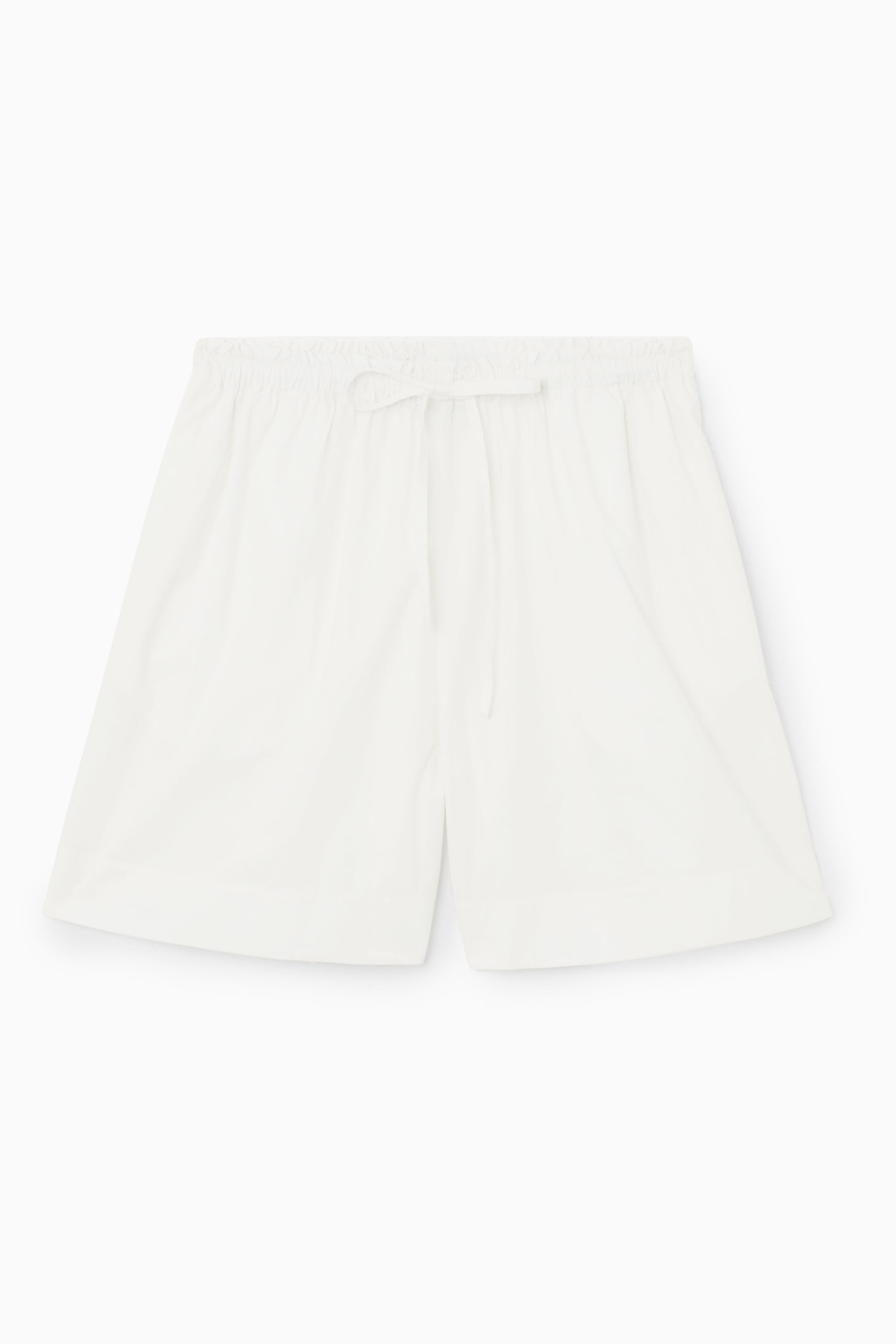 GATHERED DRAWSTRING SHORTS