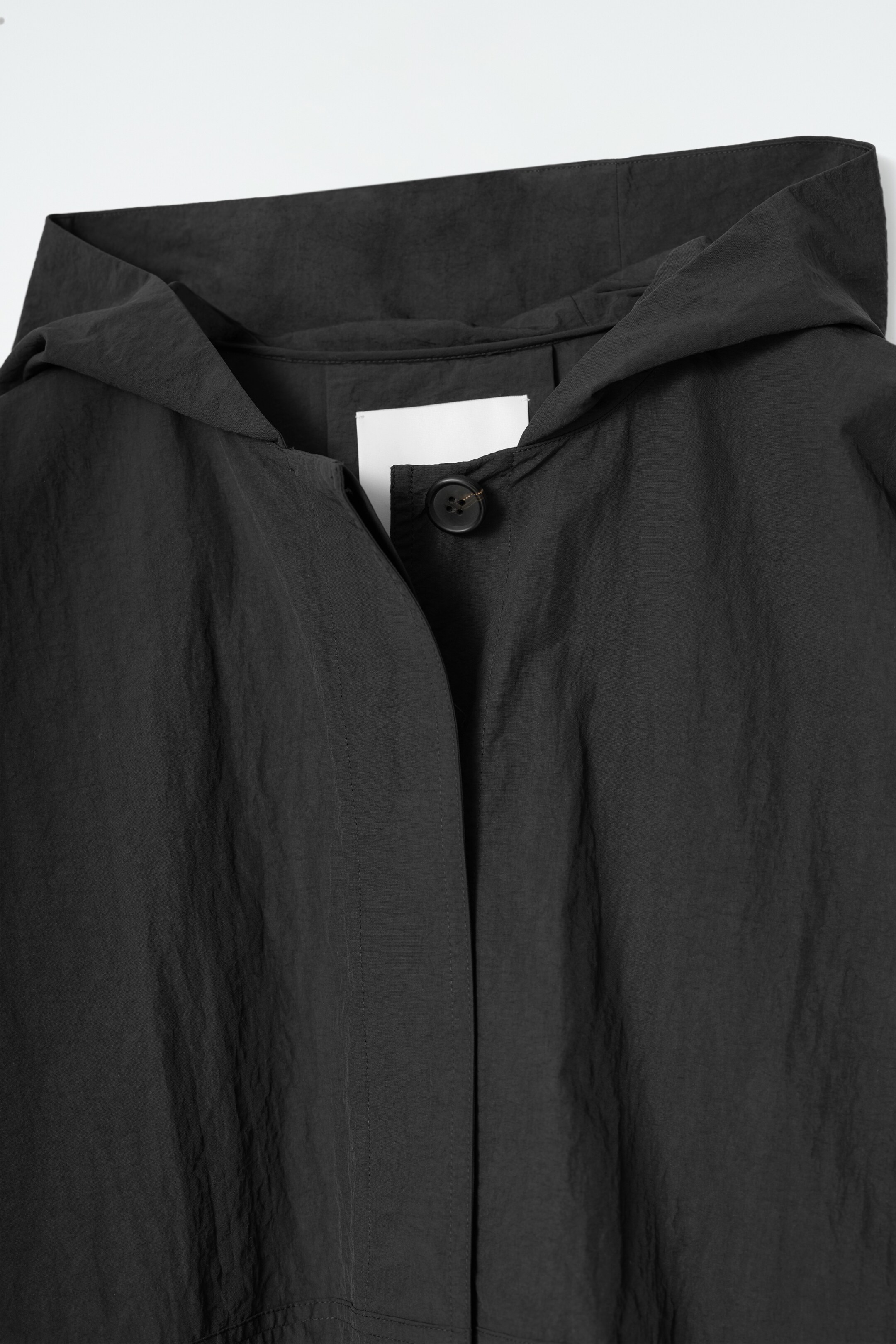 View larger image: HOODED TRENCH COAT CAPE - BLACK - Ladies | H&M GB 7