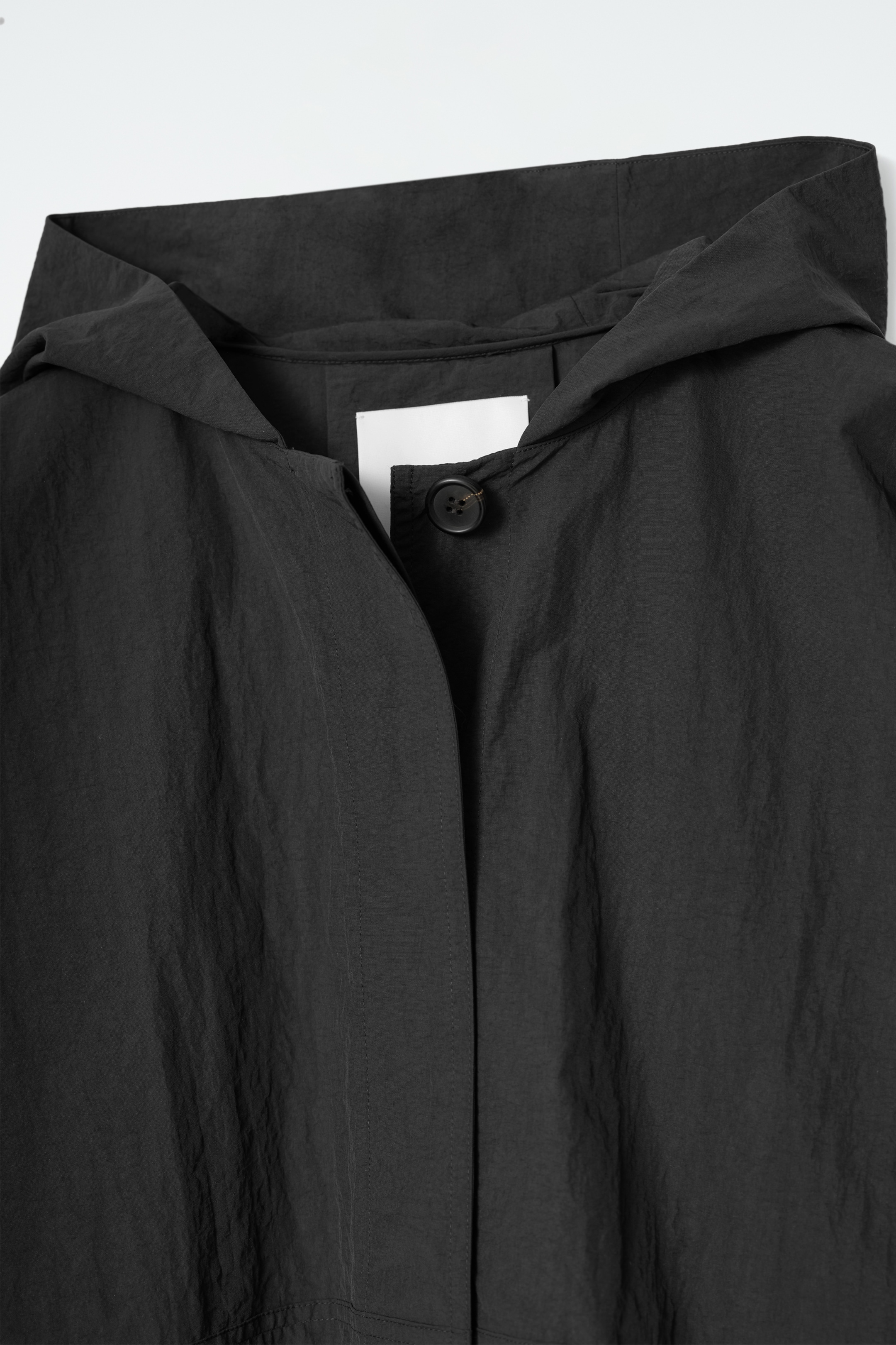 Agrandir l'image: CAPE À CAPUCHE FAÇON TRENCH-COAT - NOIR - FEMME | H&M FR 7