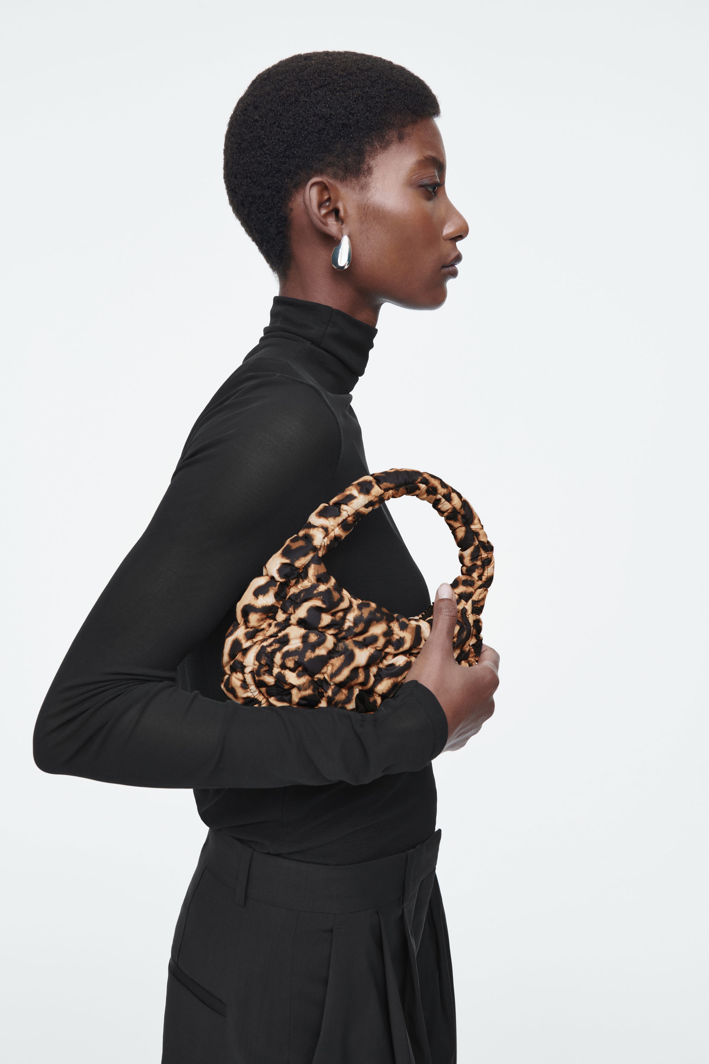 QUILTED MICRO BAG - LEOPARD | COS