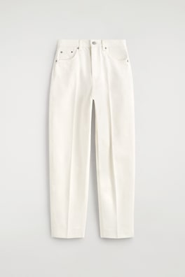 UMBRA TAPERED JEANS — WHITE 8