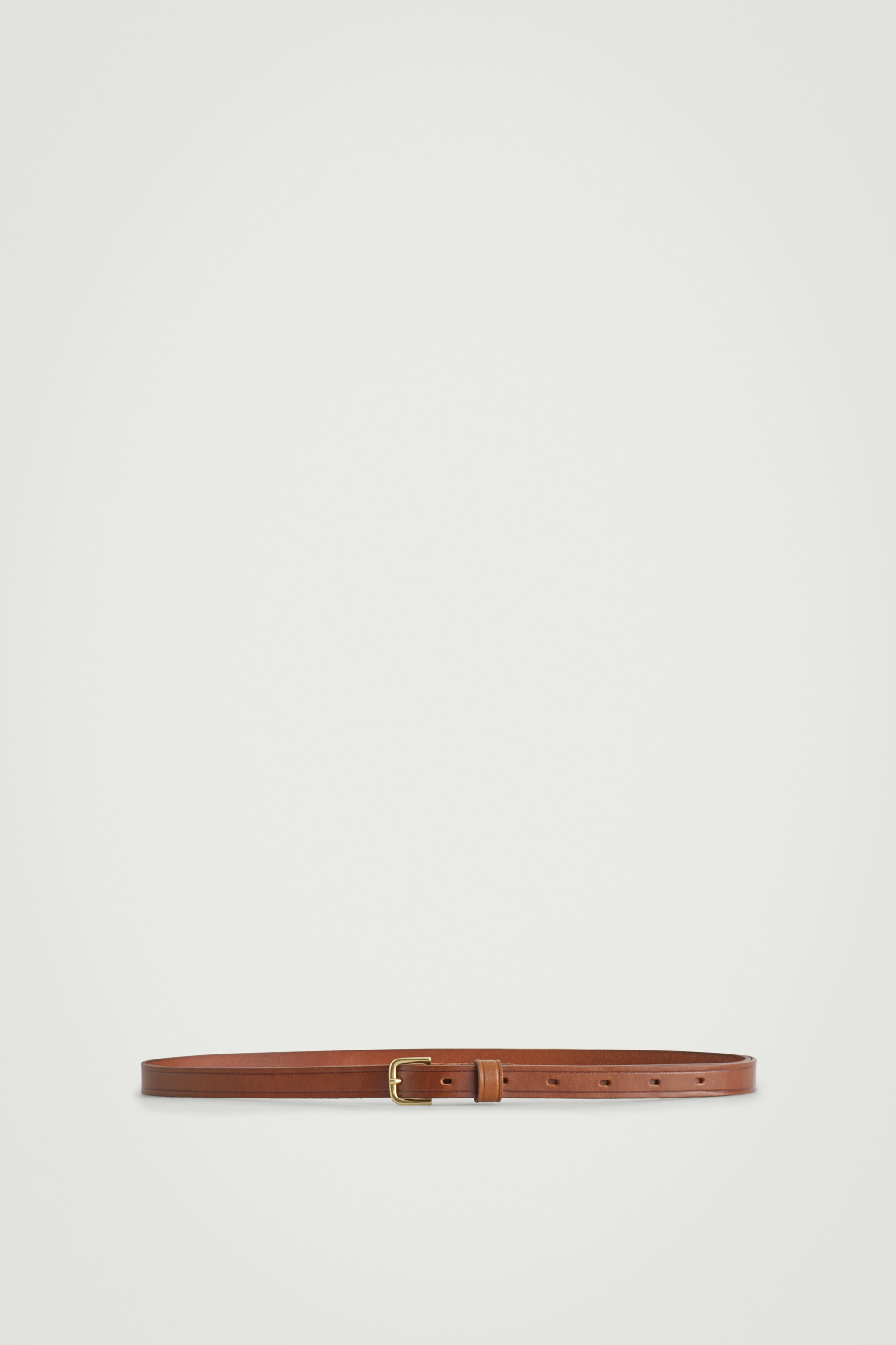 Cinto de Couro Fino - CASTANHO