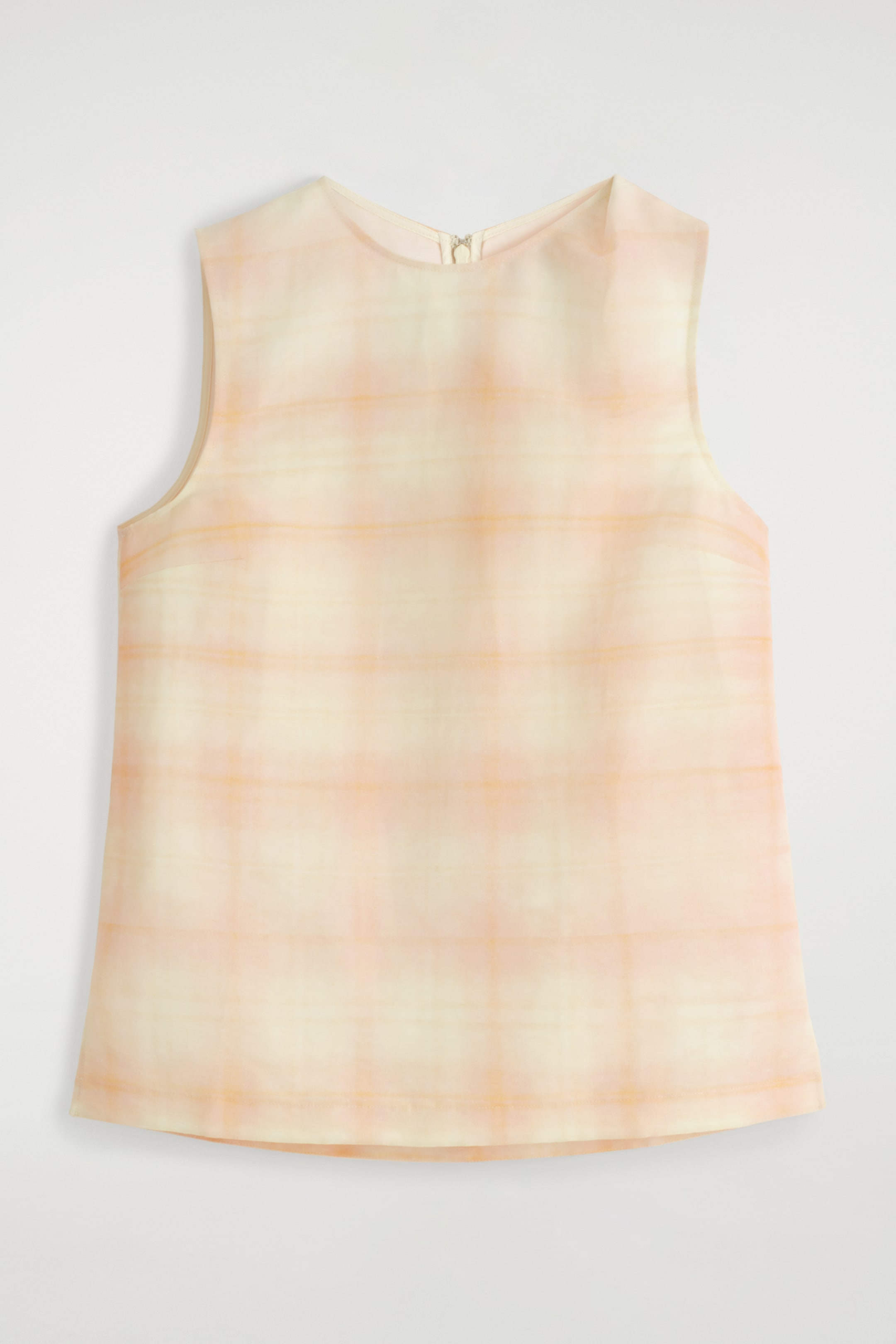 Ver imagen más grande: TOP DE CUADROS CON DETALLE RETORCIDO - ALBARICOQUE/CUADROS - MUJER | H&M ES 6