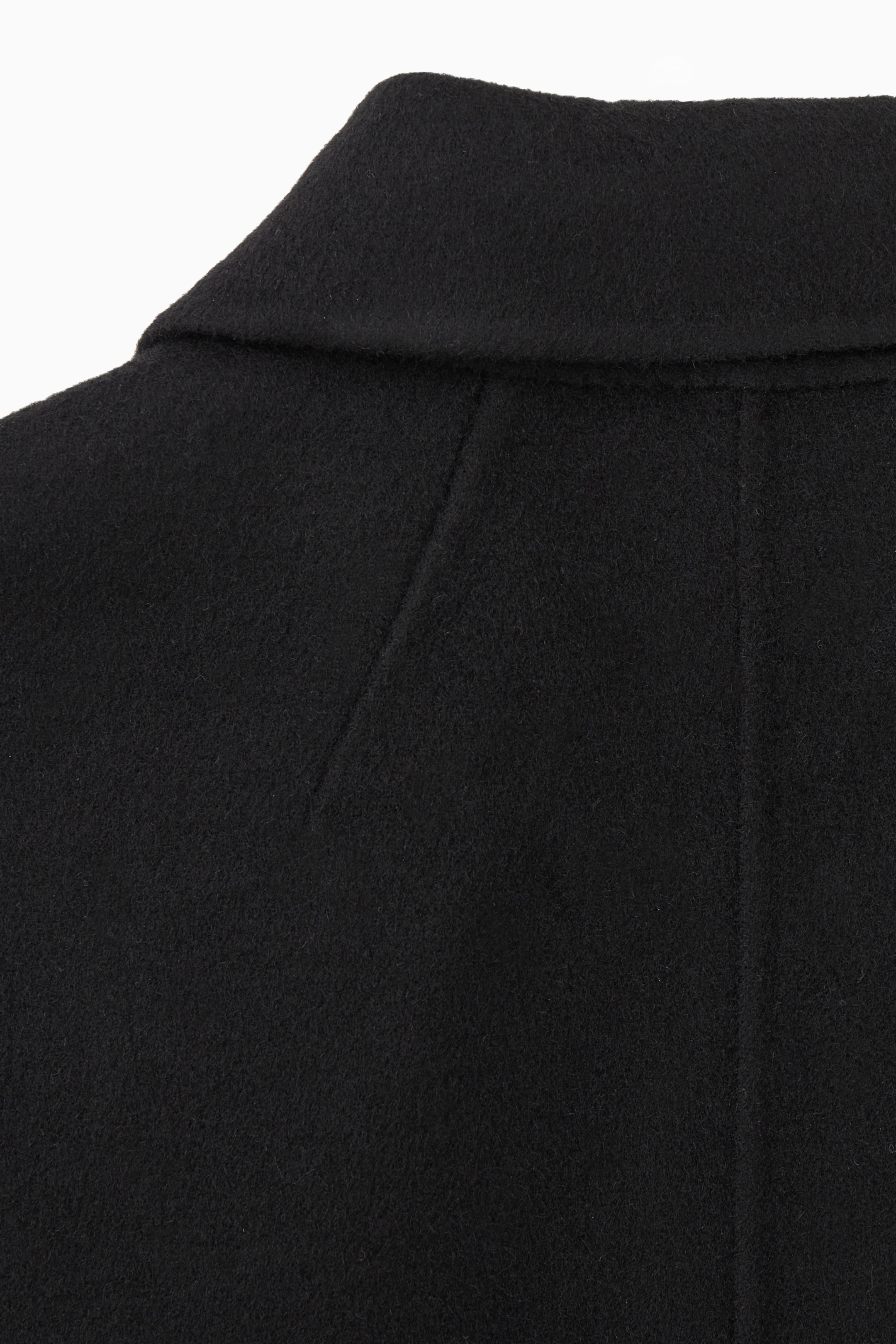 View larger image: BOXY DOUBLE-FACED WOOL JACKET - BLACK - Ladies | H&M GB 4
