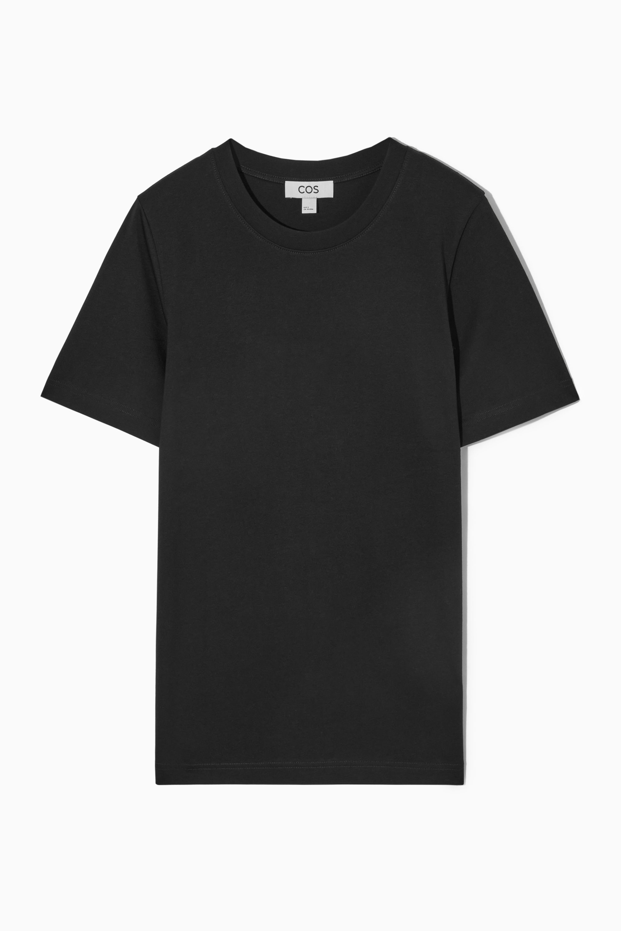 3-PACK 24/7 REGULAR T-SHIRTS - BLACK / WHITE / STRIPED | COS