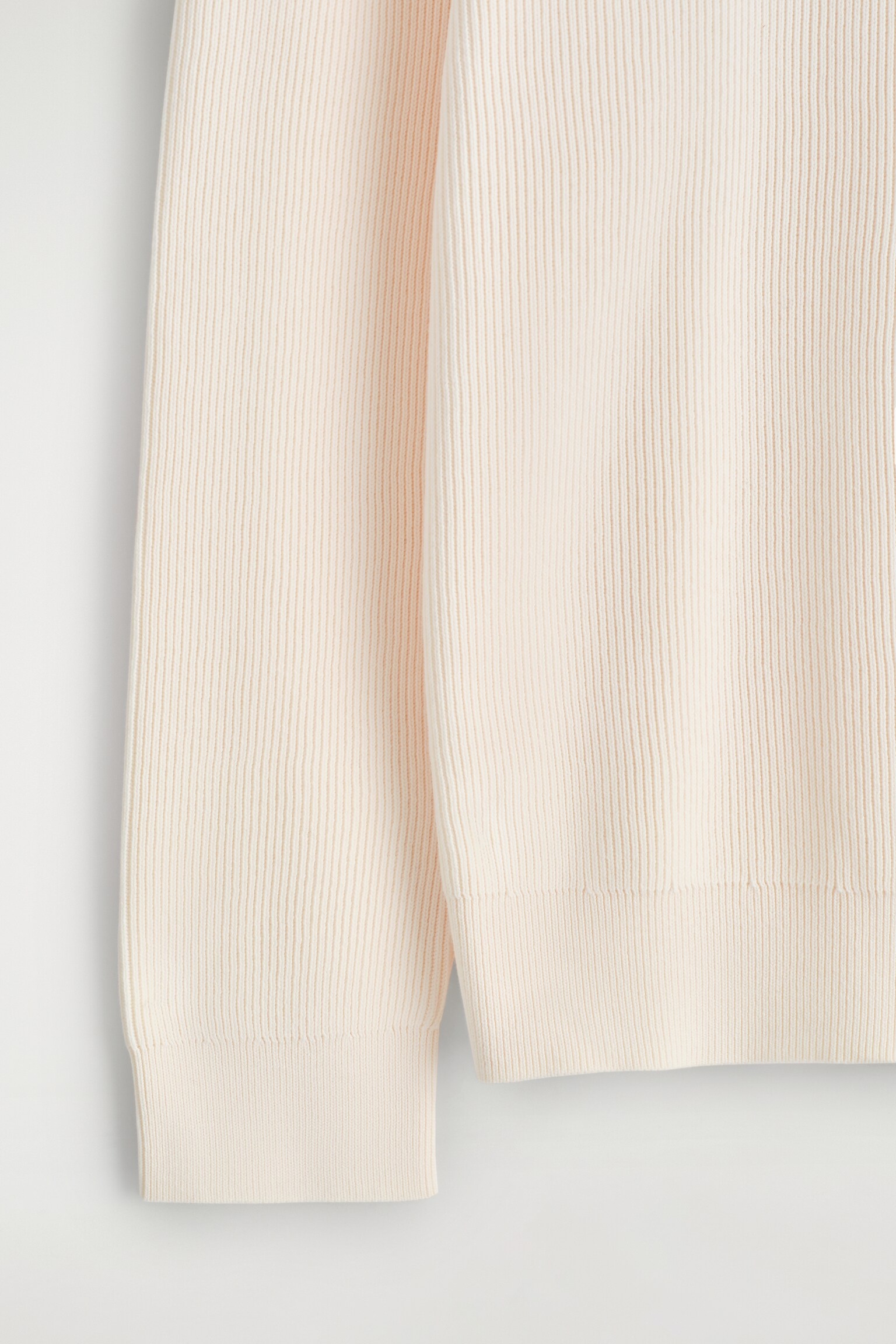 JERSEY DE ALGODÓN DE CUELLO REDONDO - BLANCO ROTO/AZUL MARINO - 5