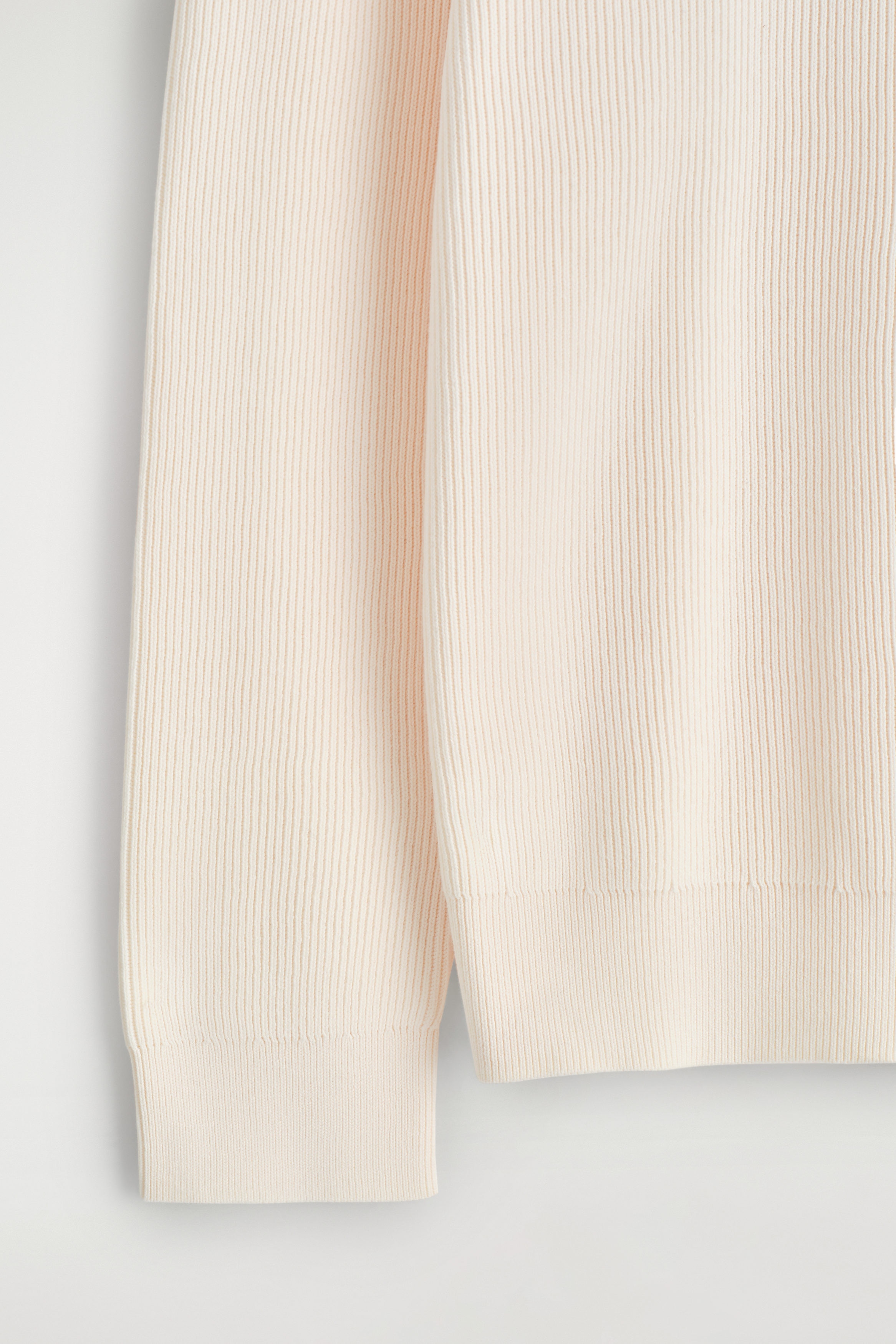 COTTON CREW-NECK SWEATER - OFF-WHITE | COS