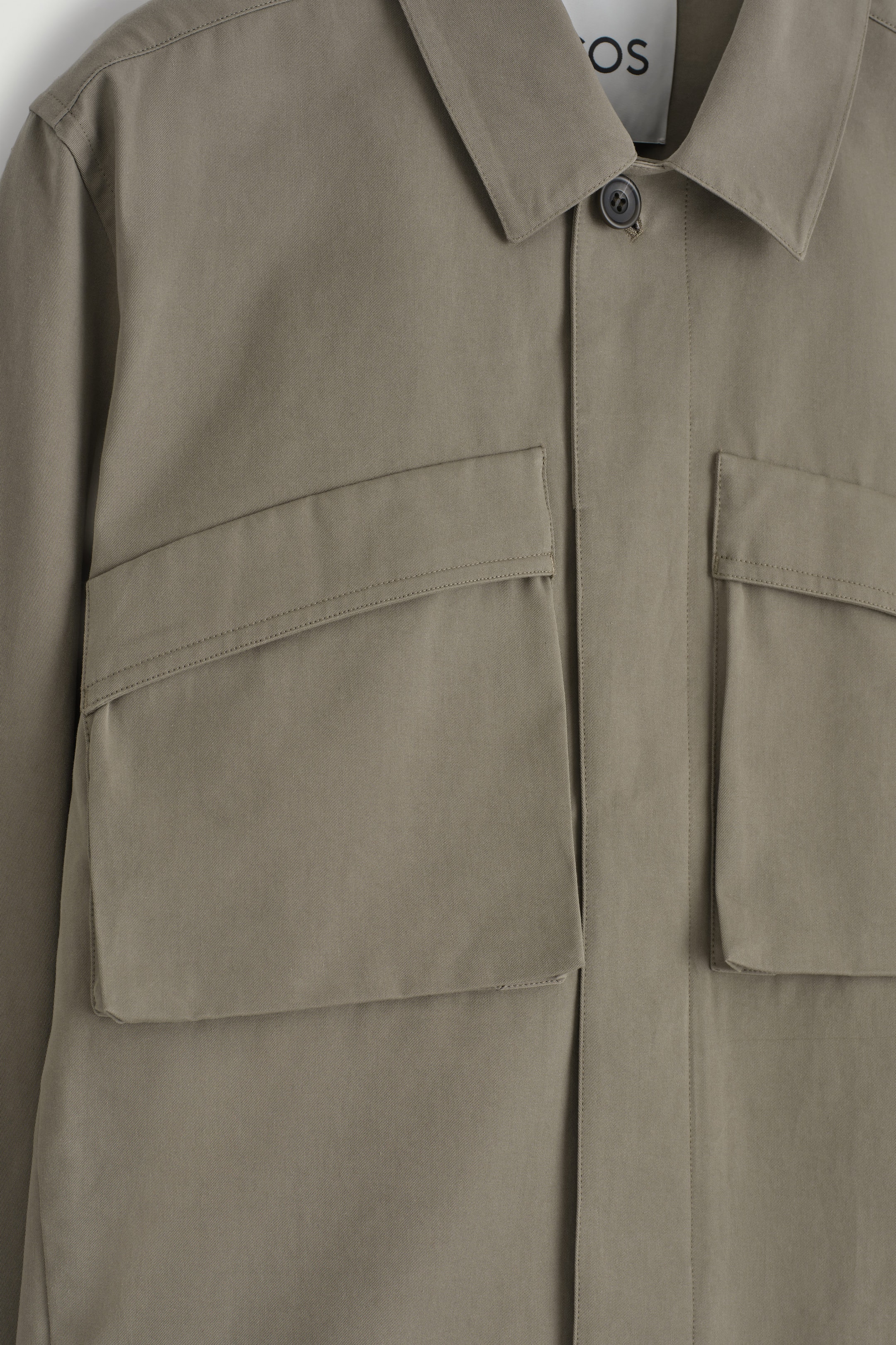 UTILITY COTTON-TWILL OVERSHIRT