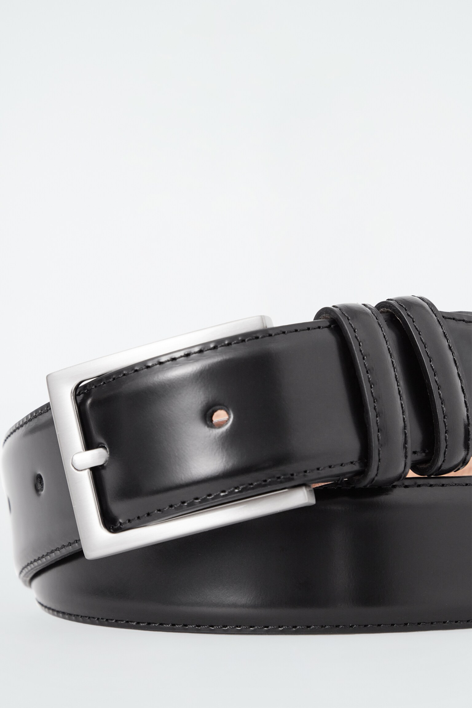 LEATHER BELT - BLACK - 3
