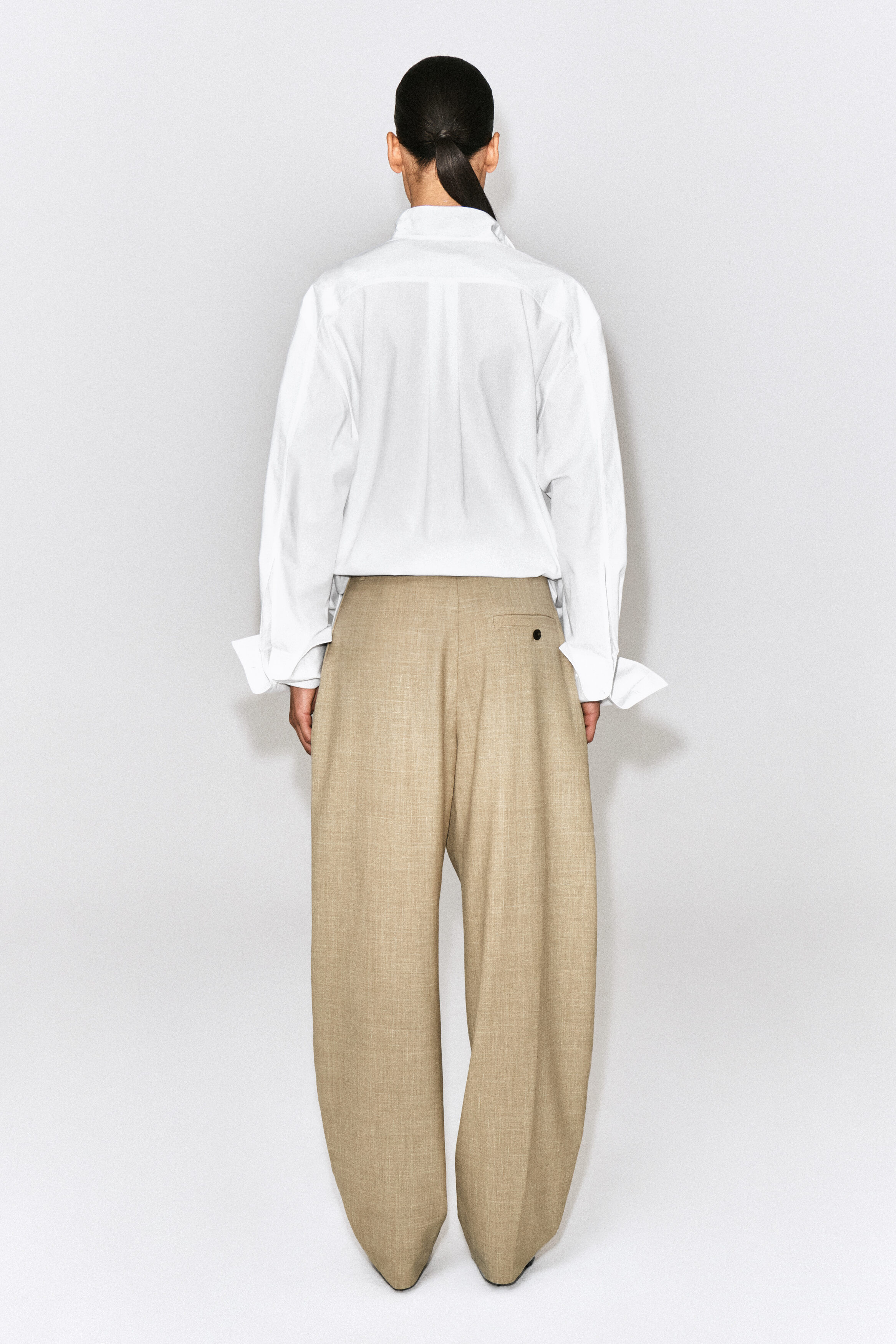PLEATED TULIP PANTS - thumbnail 4