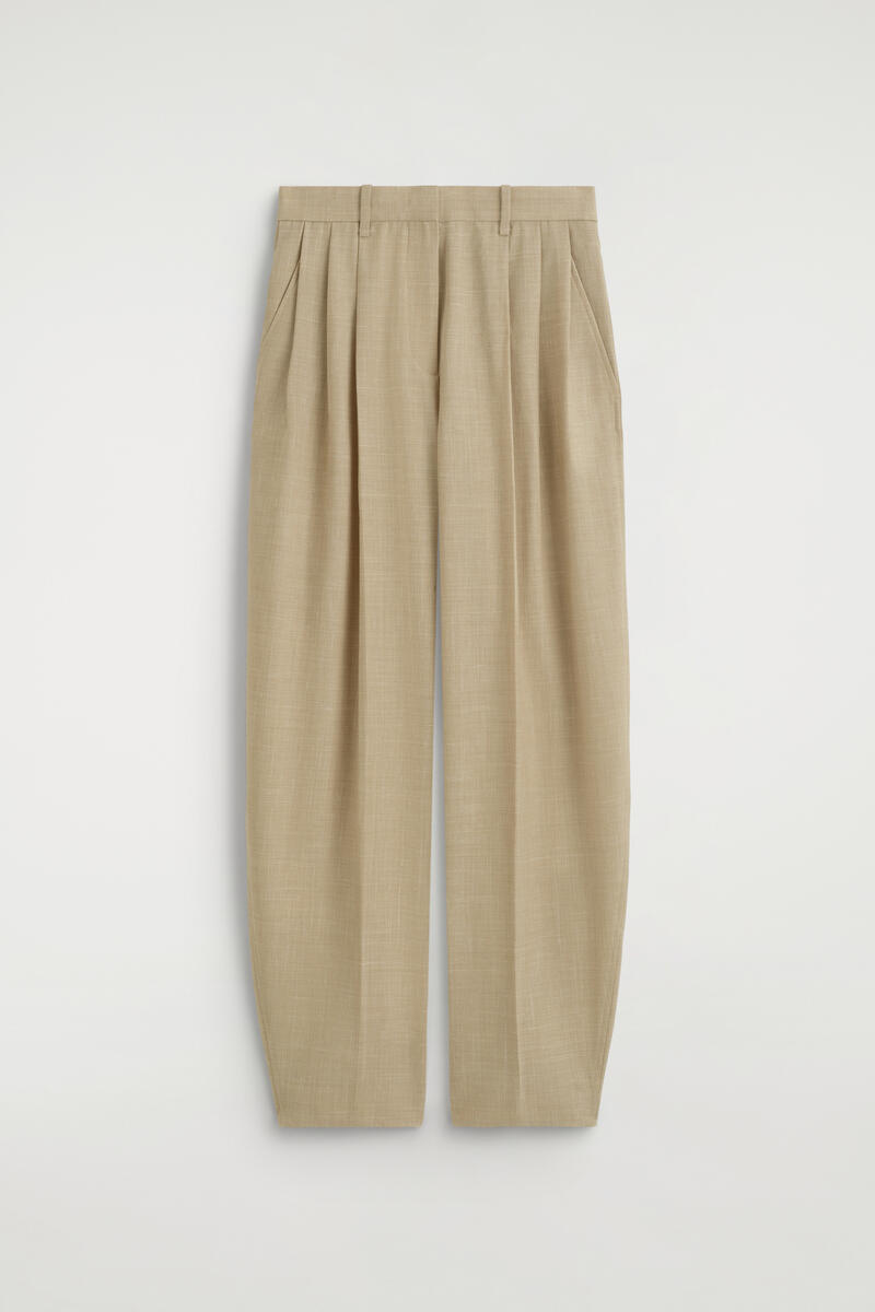 Pleated Tulip Pants