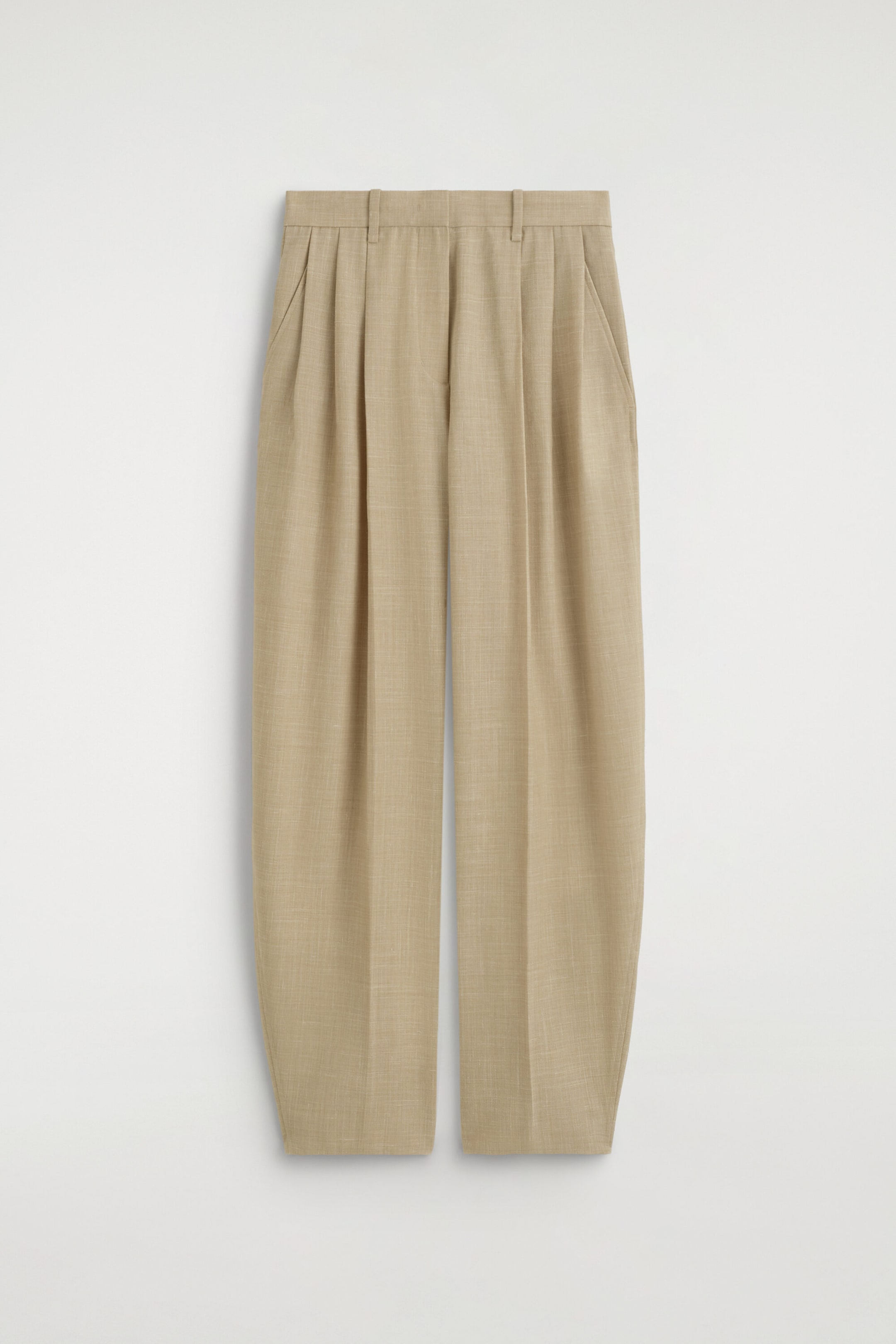 PLEATED TULIP PANTS
