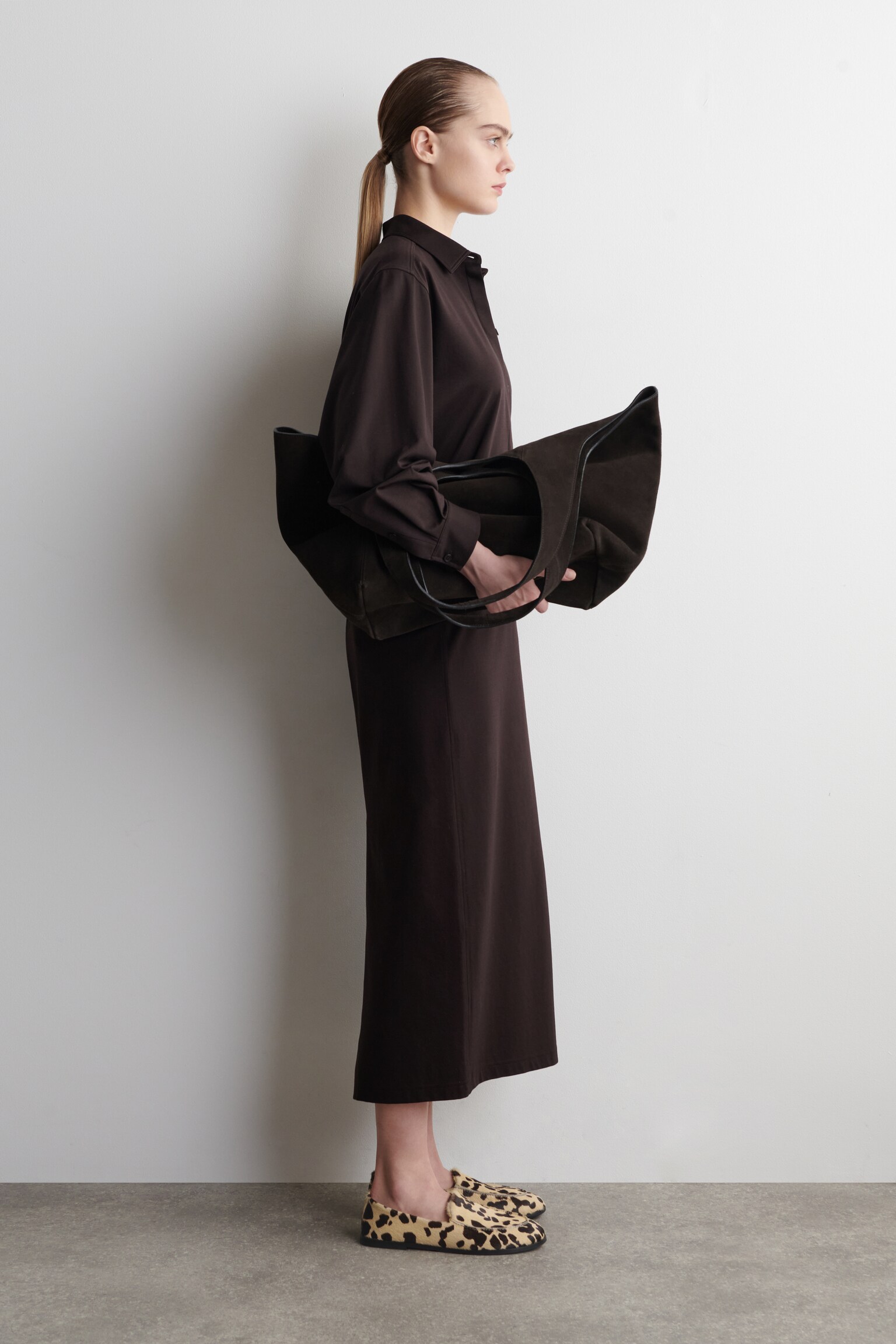 MOCASSINI IN PELLE EFFETTO CAVALLINO ANIMALIER - BEIGE / STAMPA ANIMALIER - 4