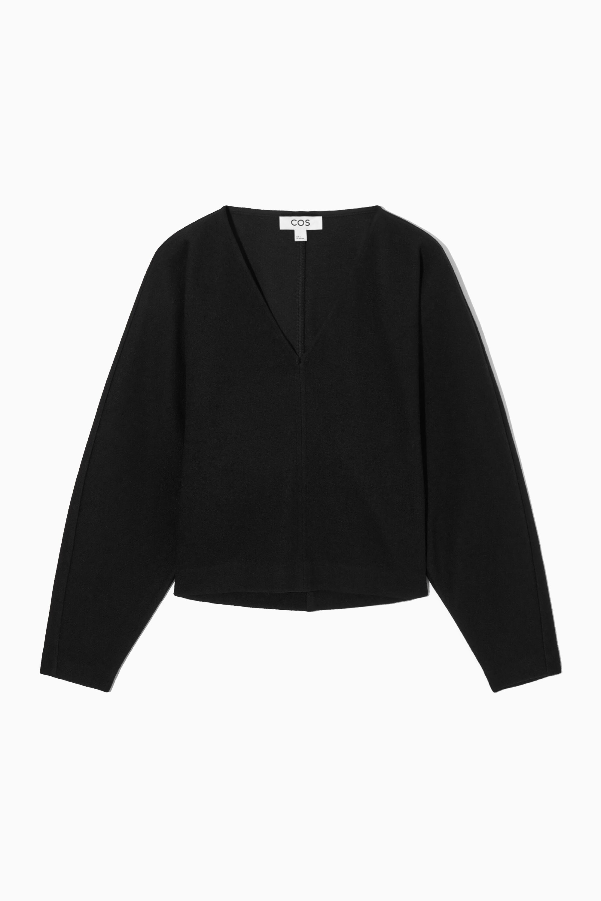 nha518です！美品✨COS V-NECK WOOL CAPEウール 2c60b3123974b82b701d4428255898