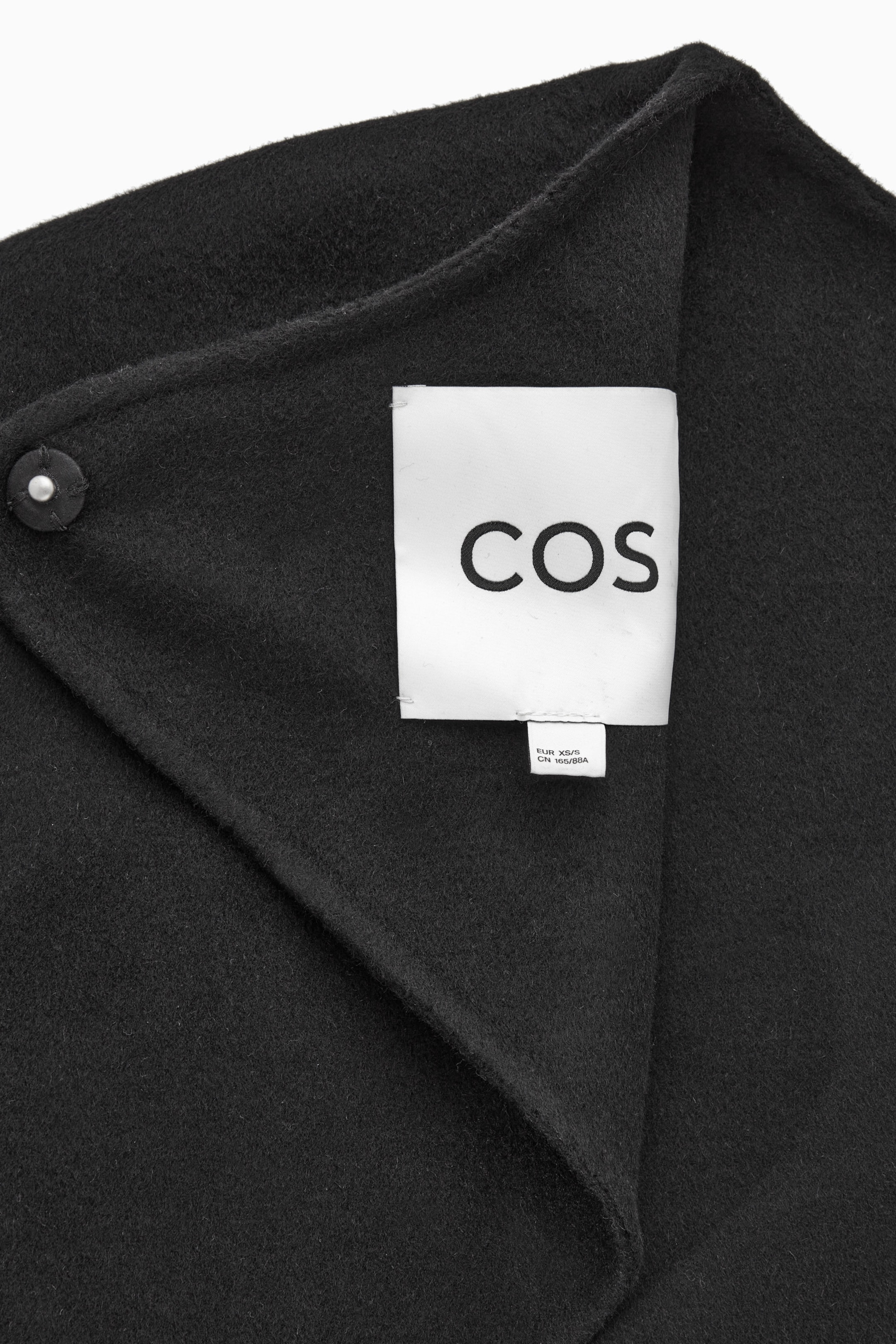 OPEN-BACK WOOL BOLERO JACKET