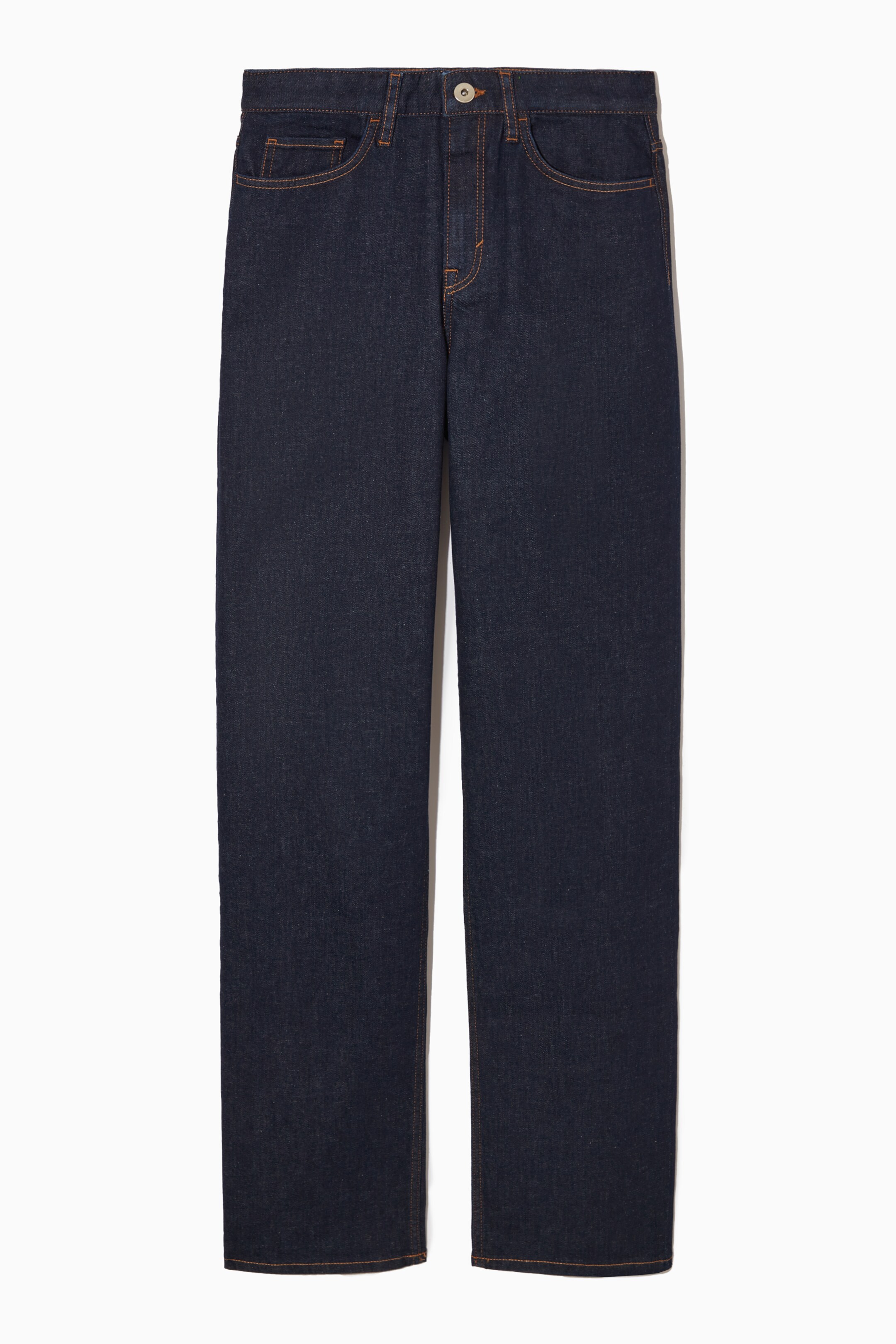 Größeres Bild anzeigen: LOCKERE JEANS MIT LANGEM, GERADEM BEIN - Dunkelblau - Ladies | H&M AT 1