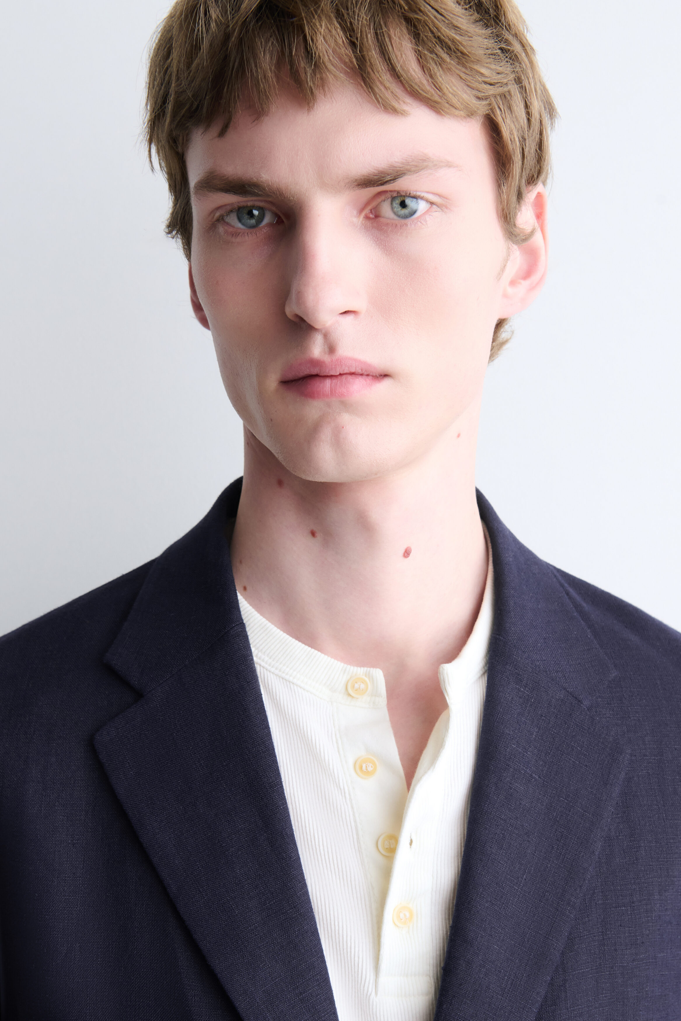 SINGLE-BREASTED LINEN BLAZER - thumbnail 5