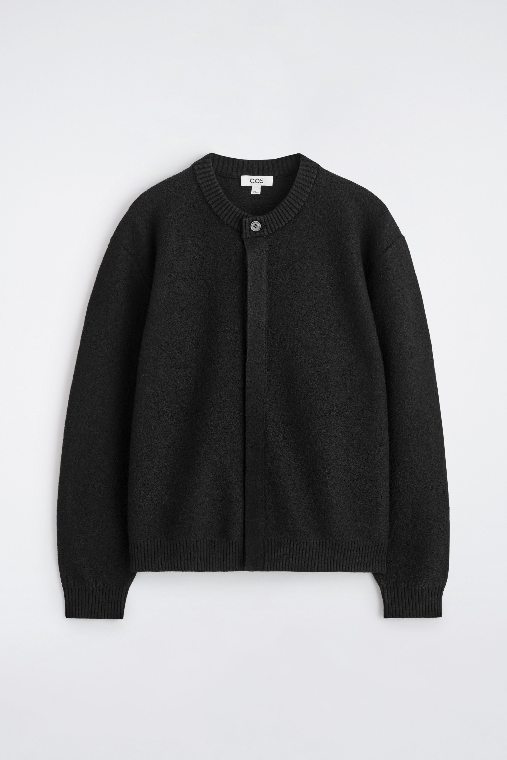 トップス OVY Wool Crew Neck Cardigan XL Super Comeback Lamb Wool Crew Neck Cardigan (black) | OVY