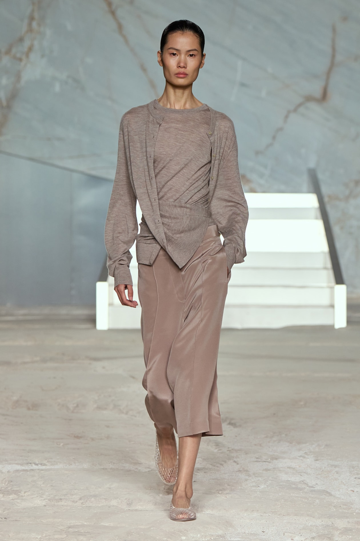 TAILORED SILK SHORTS