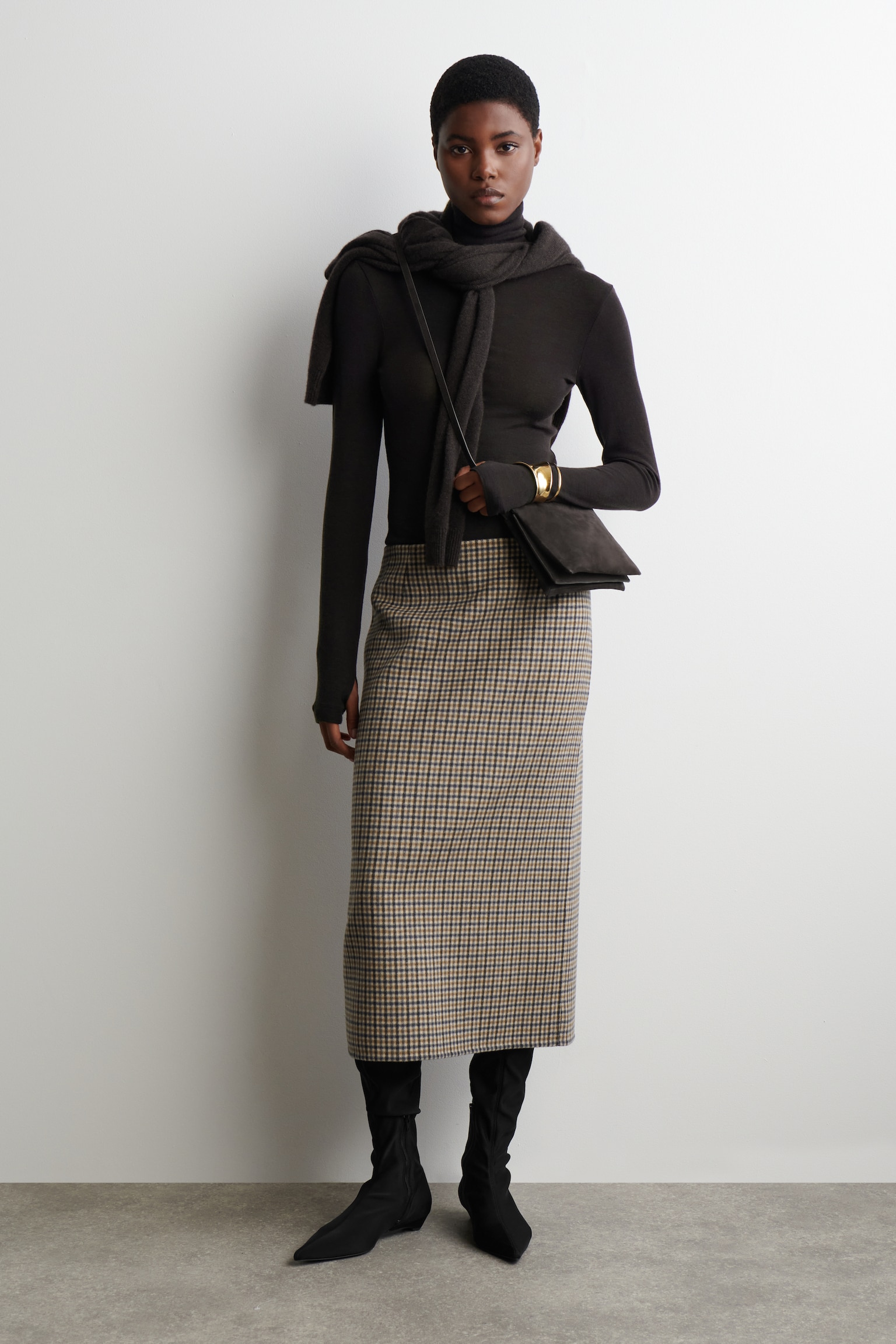 TROVE CROSSBODY BAG - SUEDE - BROWN - 5