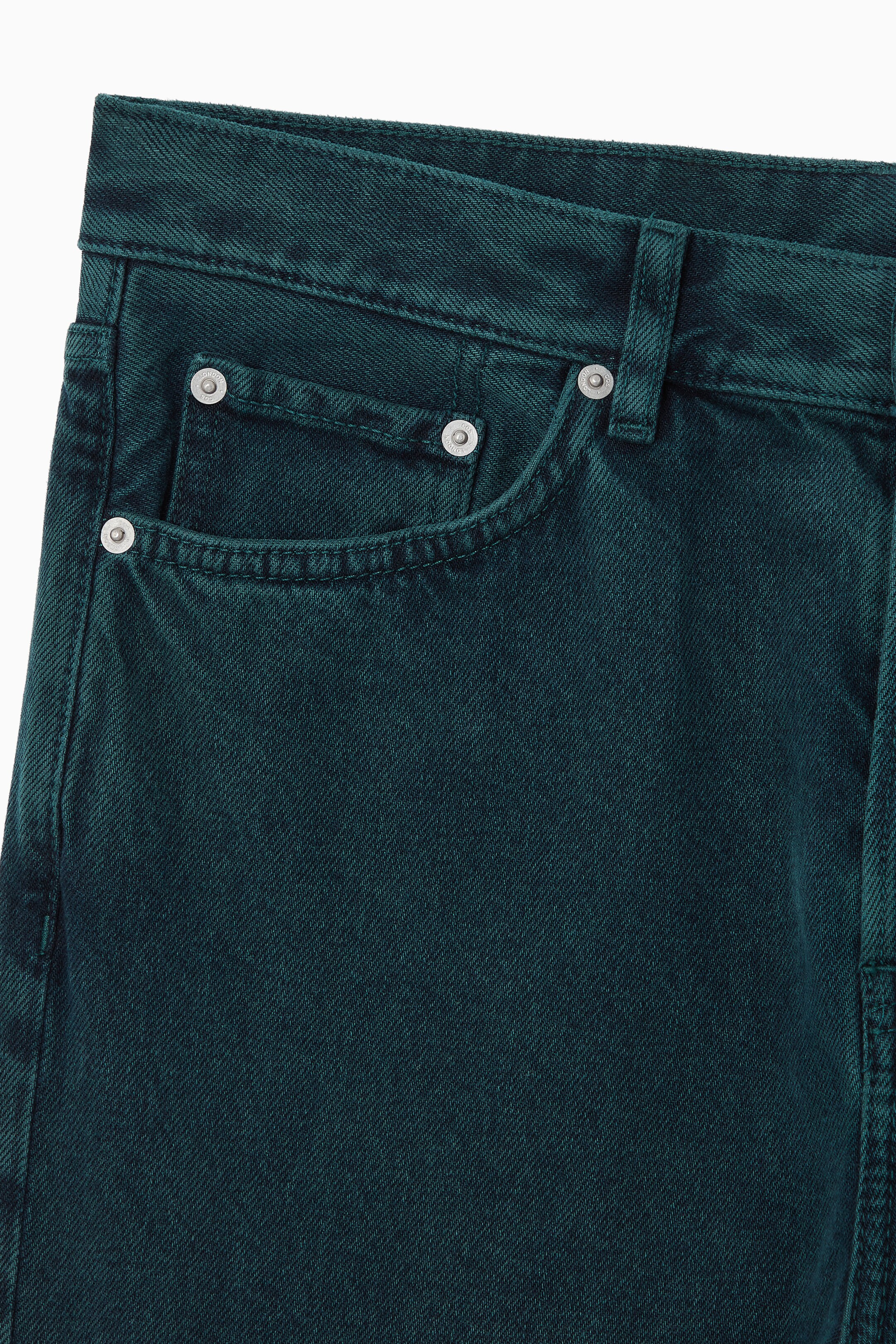 View larger image: SIGNATURE STRAIGHT-LEG JEANS - GREEN - Men | H&M GB 4