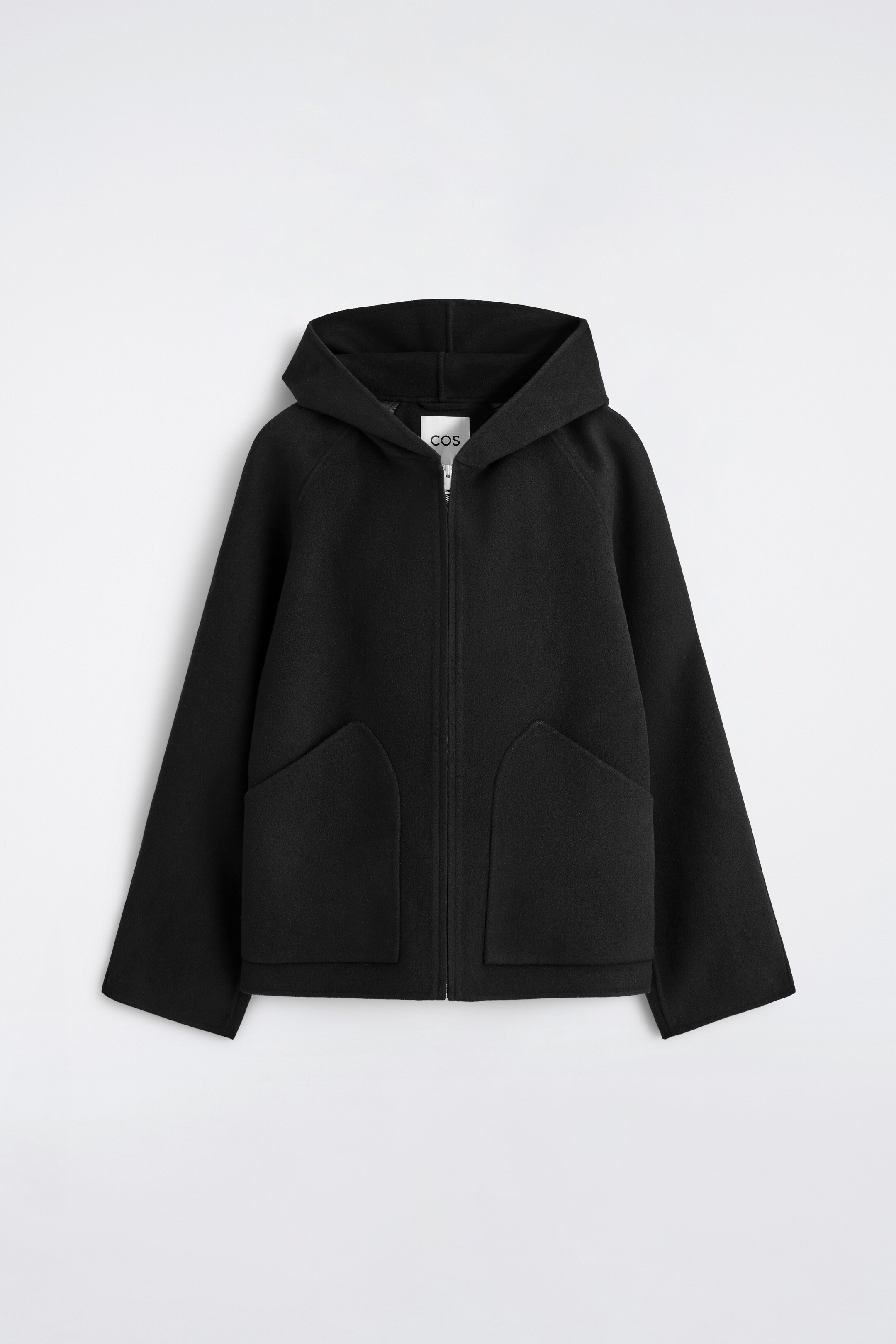 Grösseres Bild ansehen: KAPUZENJACKE AUS DOUBLEFACE-WOLLE - SCHWARZ - HERREN | H&M CH 6